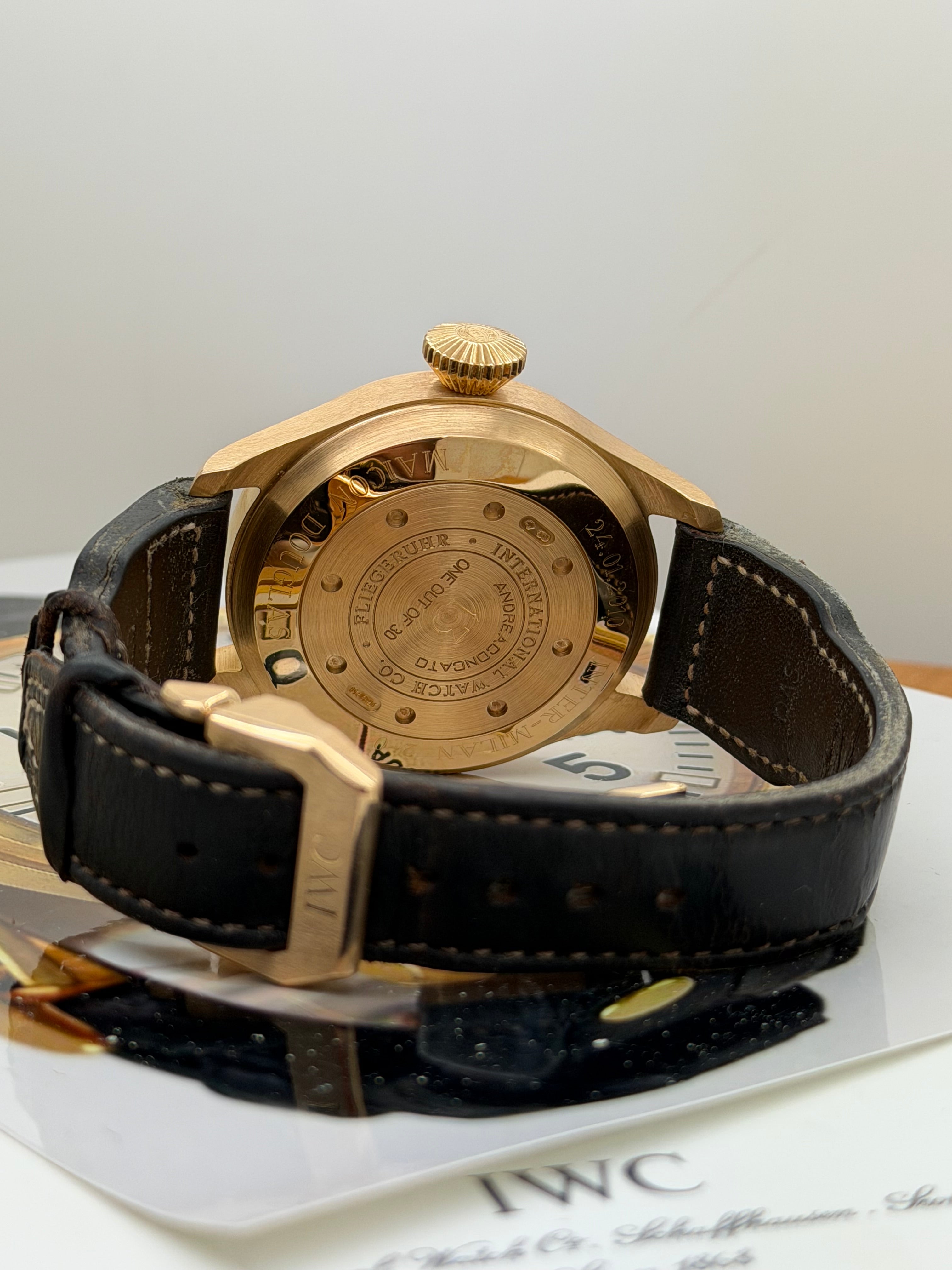 IWC Big Pilot Rose Gold 7 Days IW5002 Maicon Douglas Limited