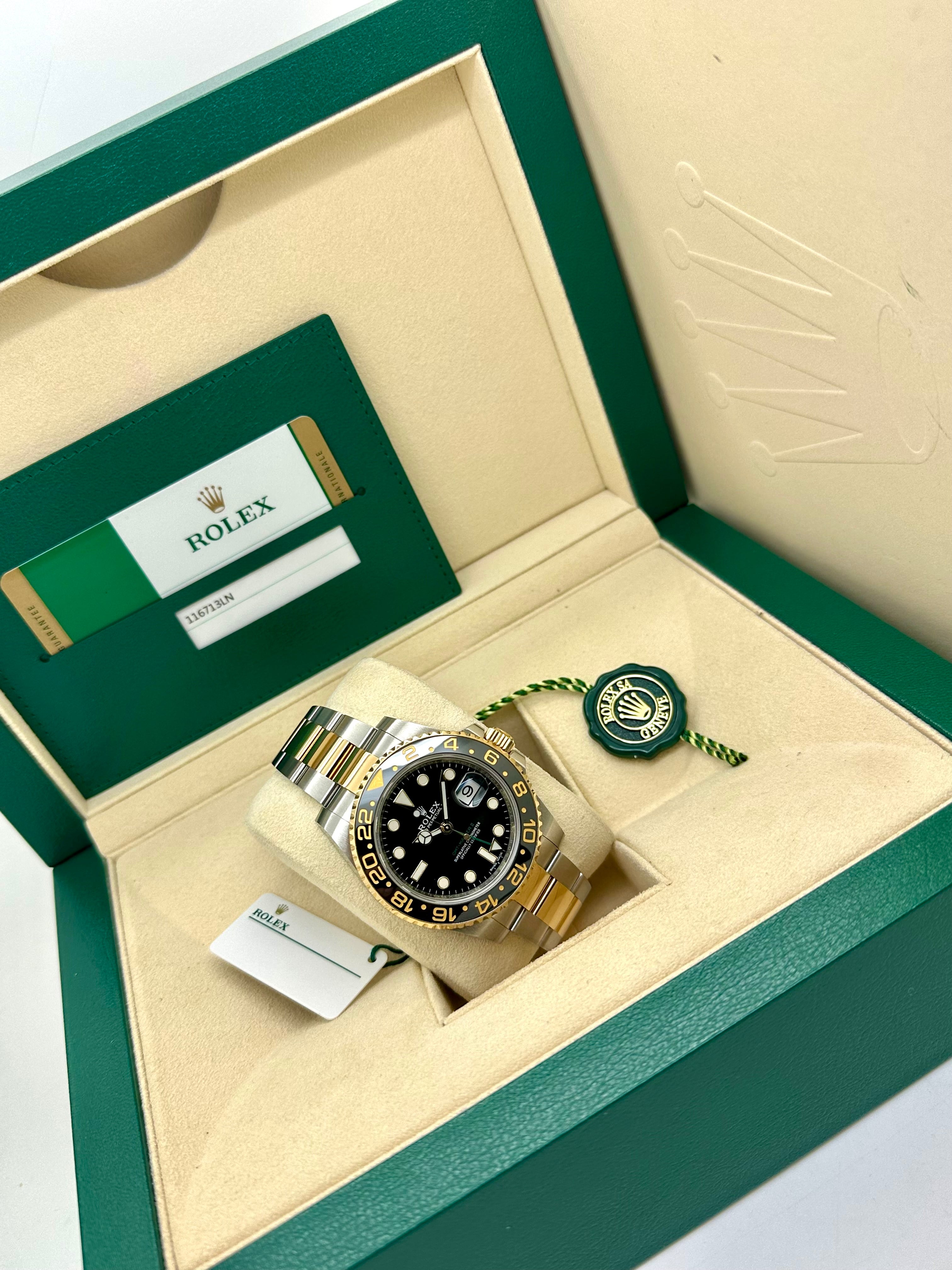 Rolex GMT Master II ceramica acciaio oro