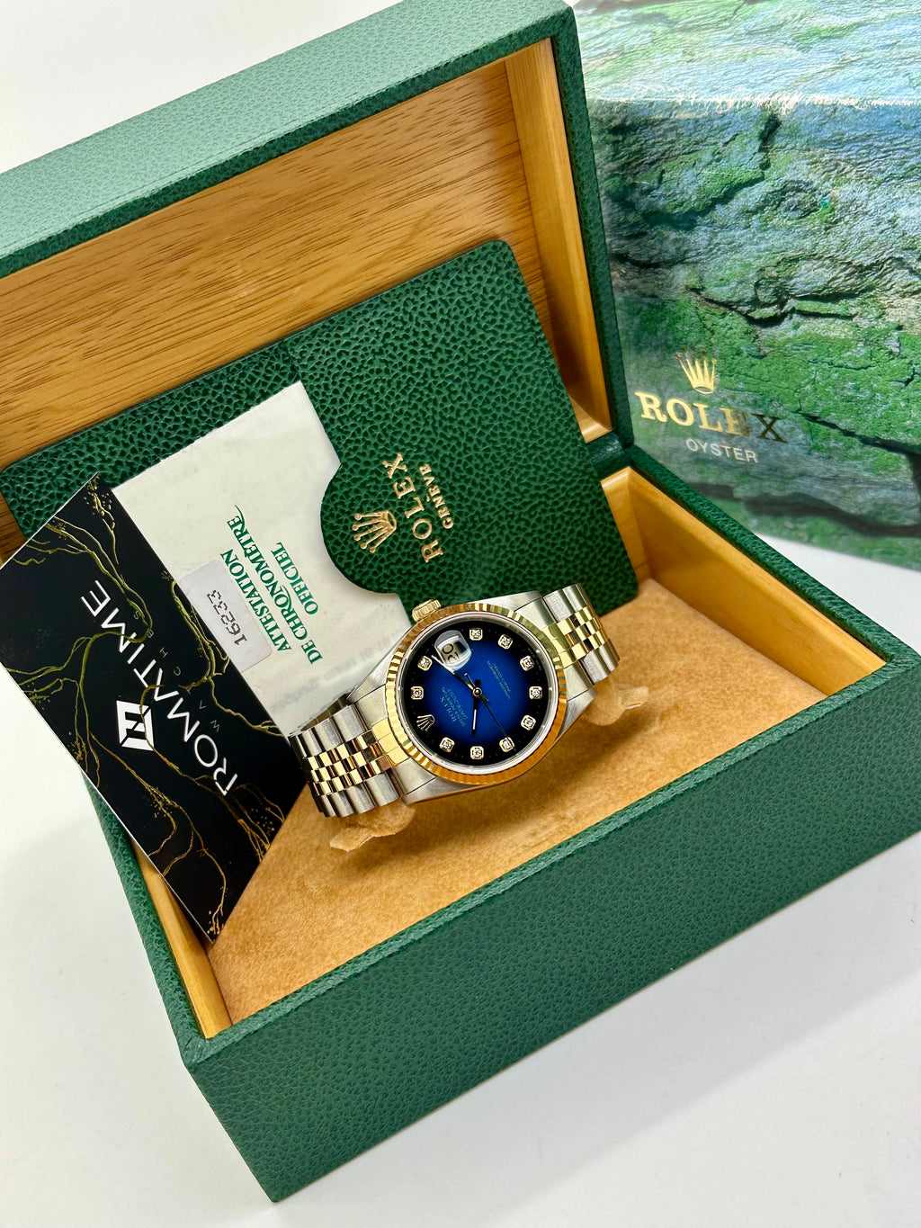 Rolex Datejust 36 acciaio oro Dial Degradée Diamanti