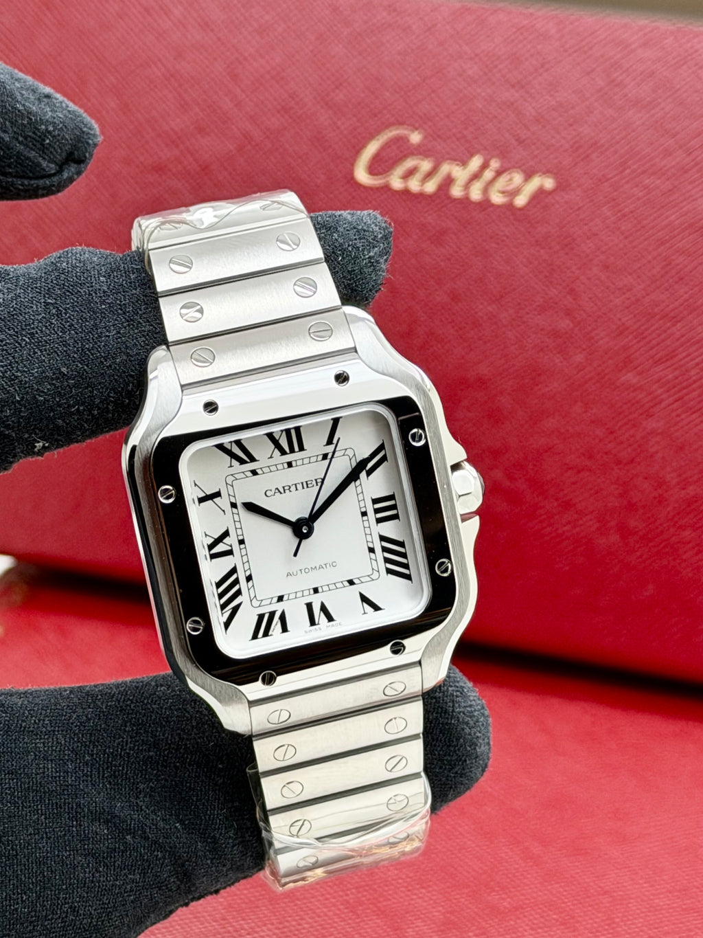 Cartier Santos Medio Full Set Nuovo 2025