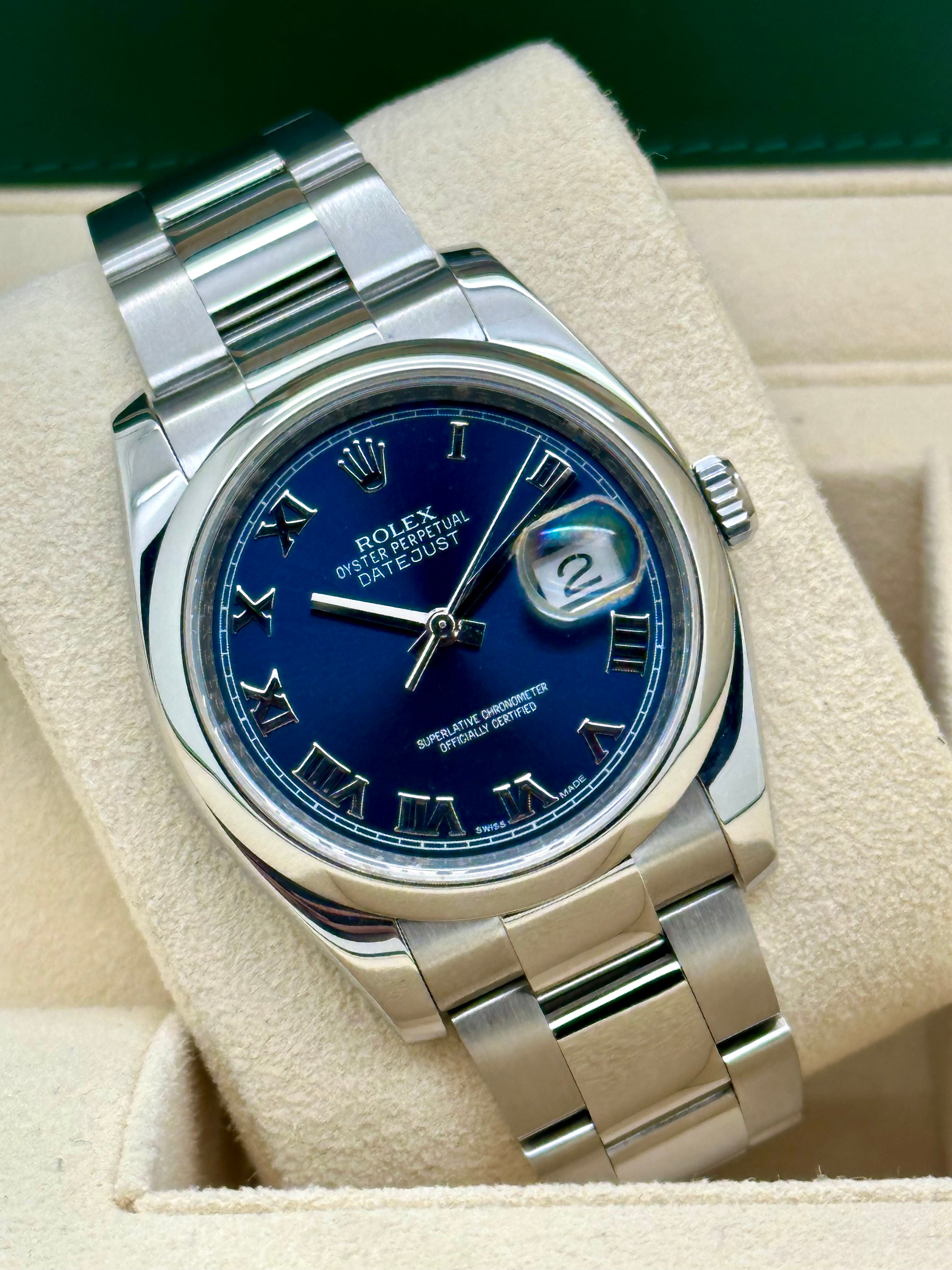 Rolex Datejust 36 acciaio Oyster