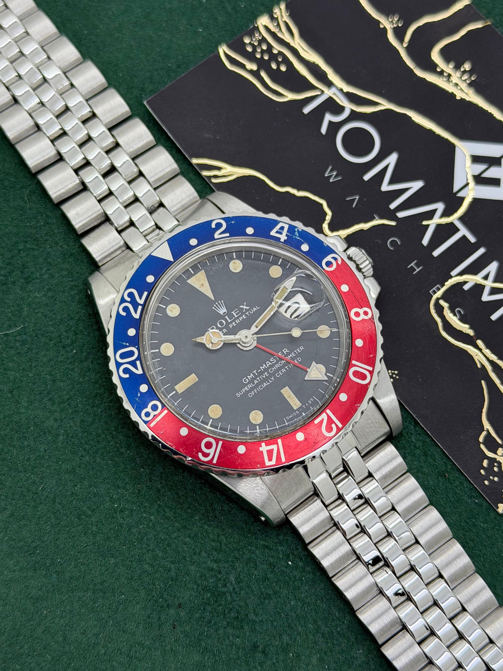 Rolex GMT Master 1675 Jubilee 1970 Coevo Long E