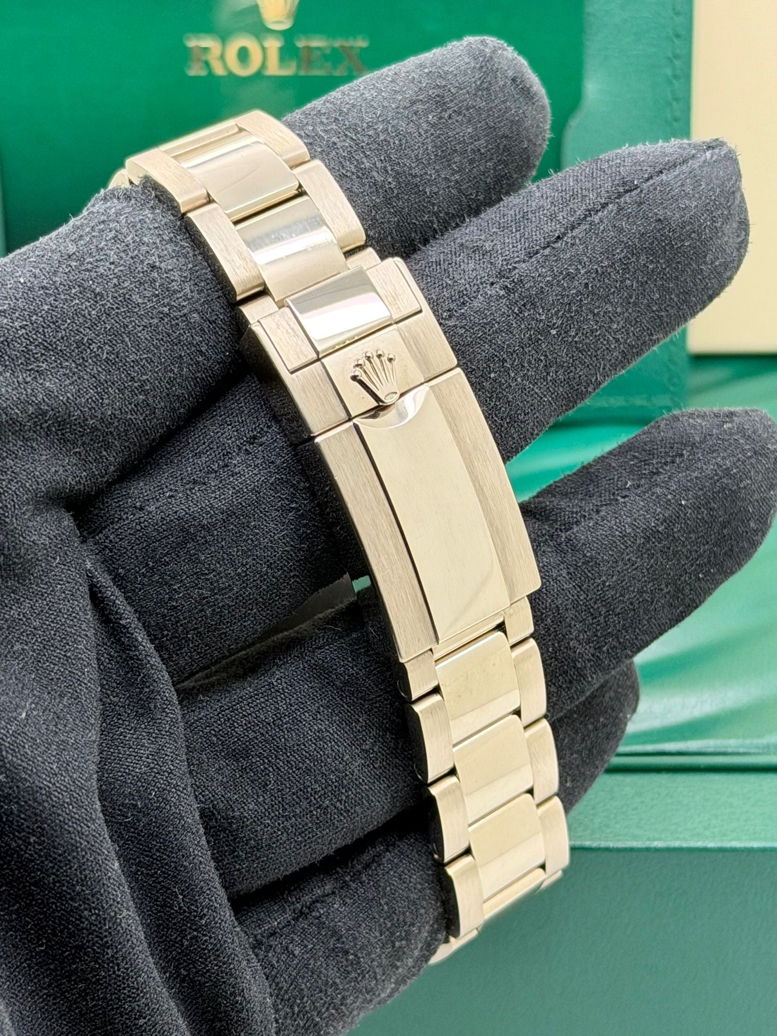 Rolex Daytona 126509 White Gold 18k Nero Brilli mai lucidato