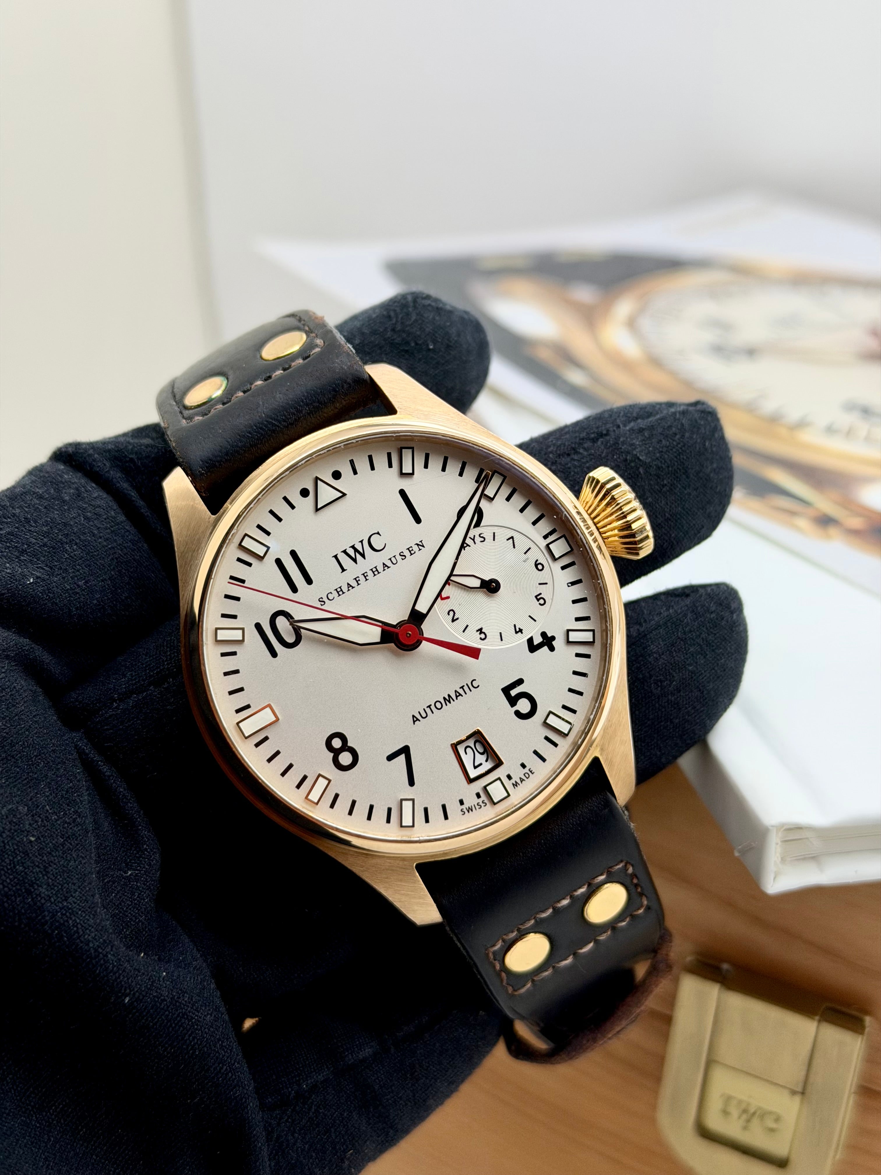 IWC Big Pilot Rose Gold 7 Days IW5002 Maicon Douglas Limited