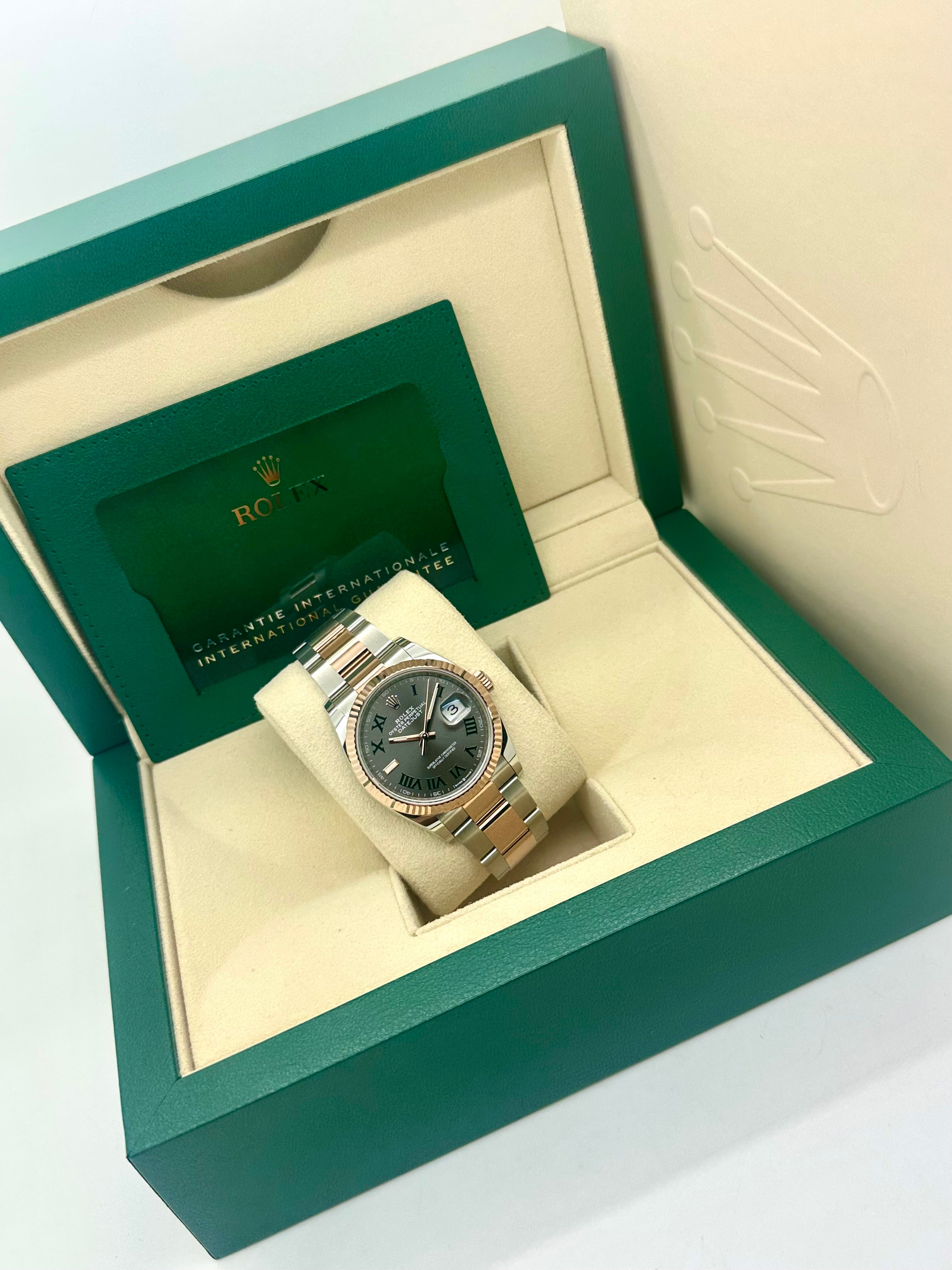 Rolex Datejust 36 126231 Wimbledon Full Set