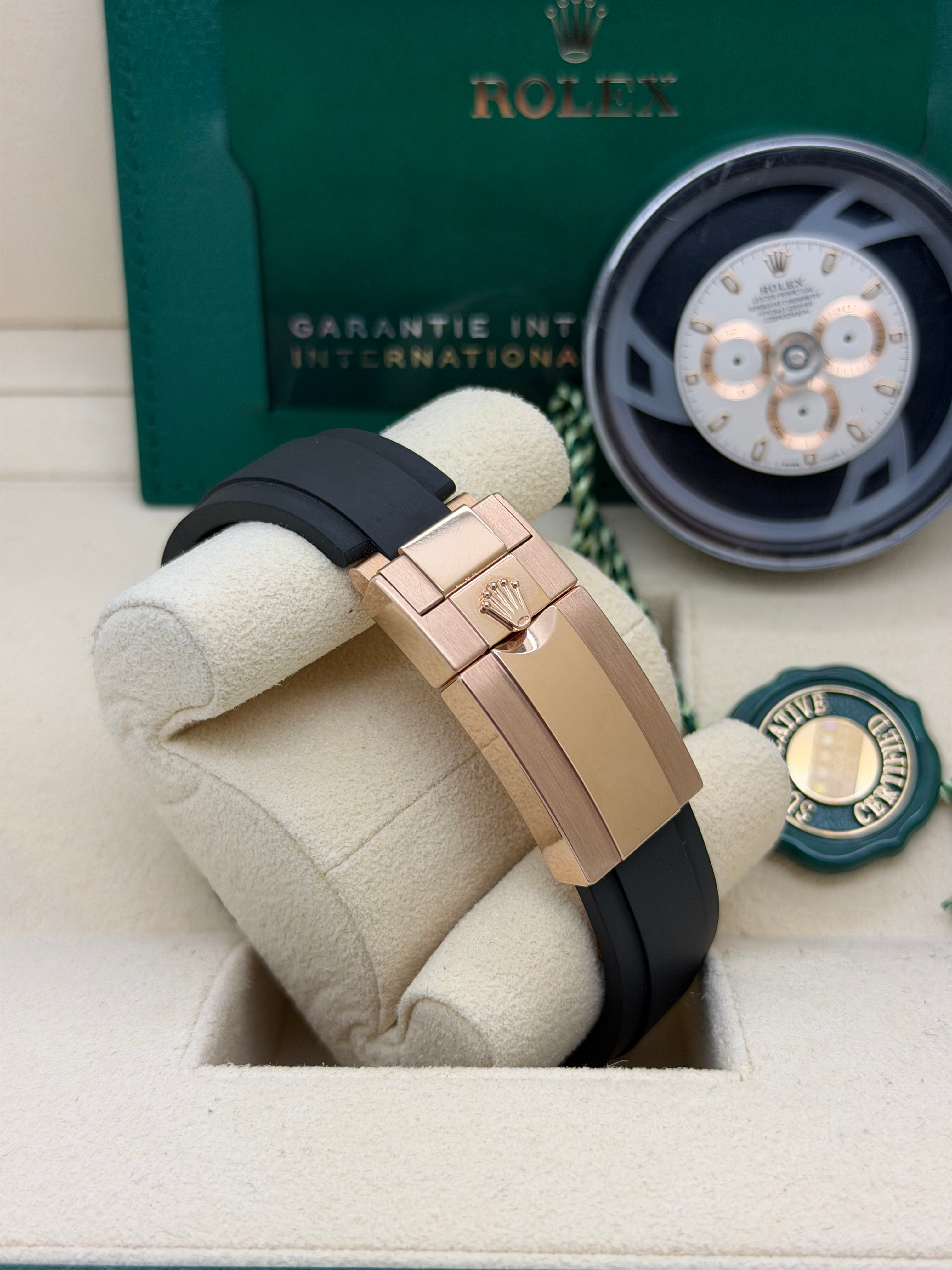 Rolex Daytona Everose Chocolate Dial 116515LN Oysterflex Full Set