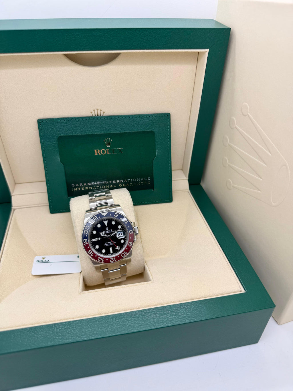 Rolex GMT Master II Pepsi Oyster 126710BLRO Full Set