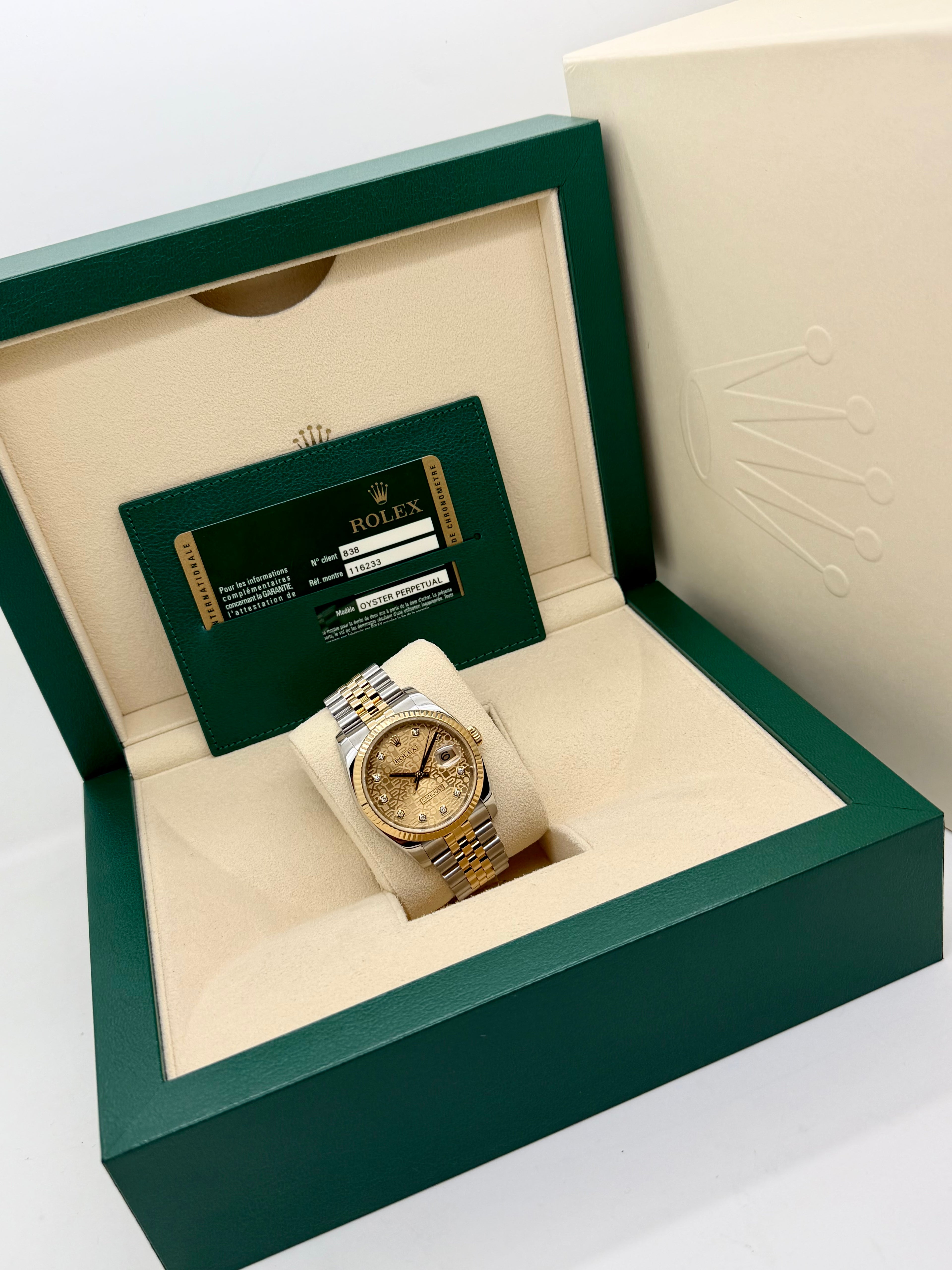 Rolex Datejust 36 116233 Diamanti