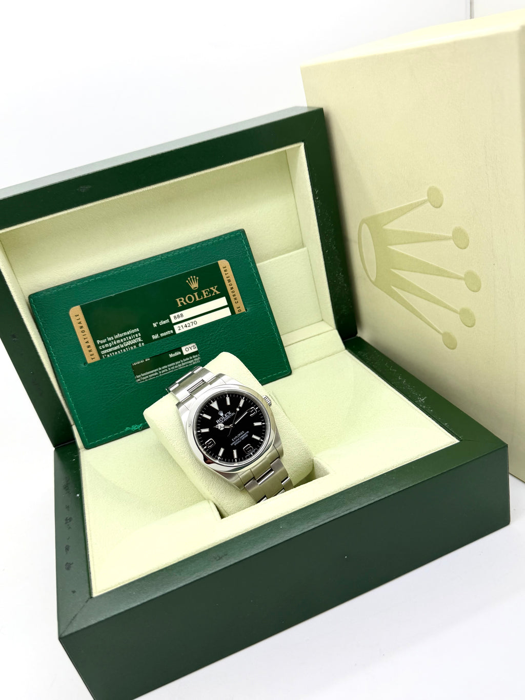 Rolex Explorer 39 Full Set 214270
