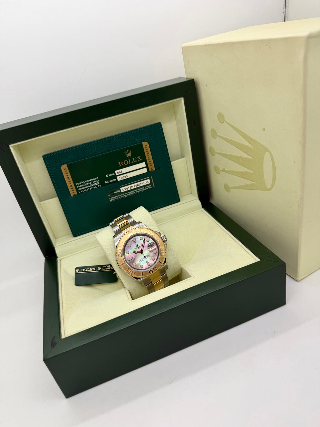 Rolex Yacht Master Mop Dial 16623 Full Set