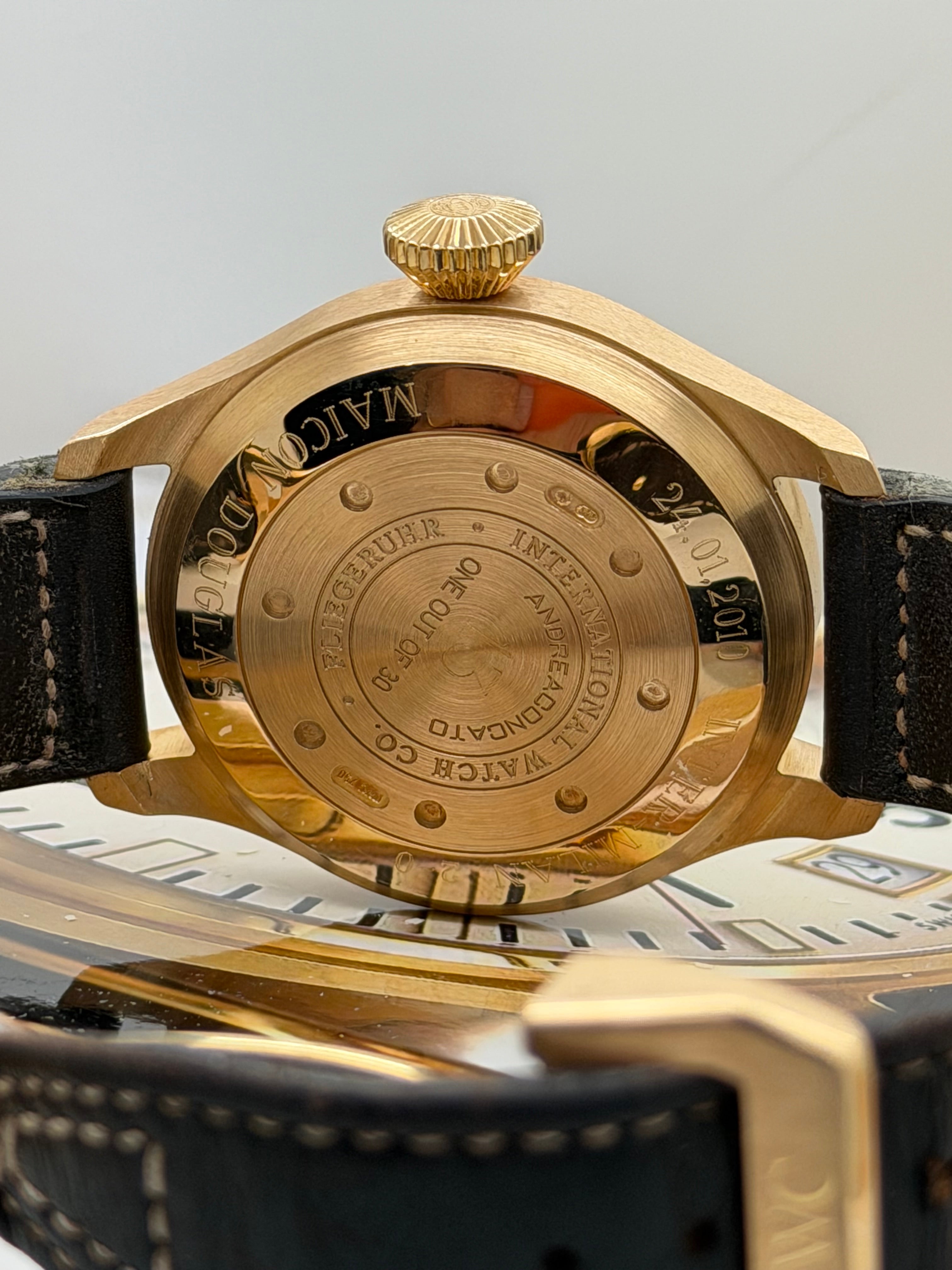 IWC Big Pilot Rose Gold 7 Days IW5002 Maicon Douglas Limited