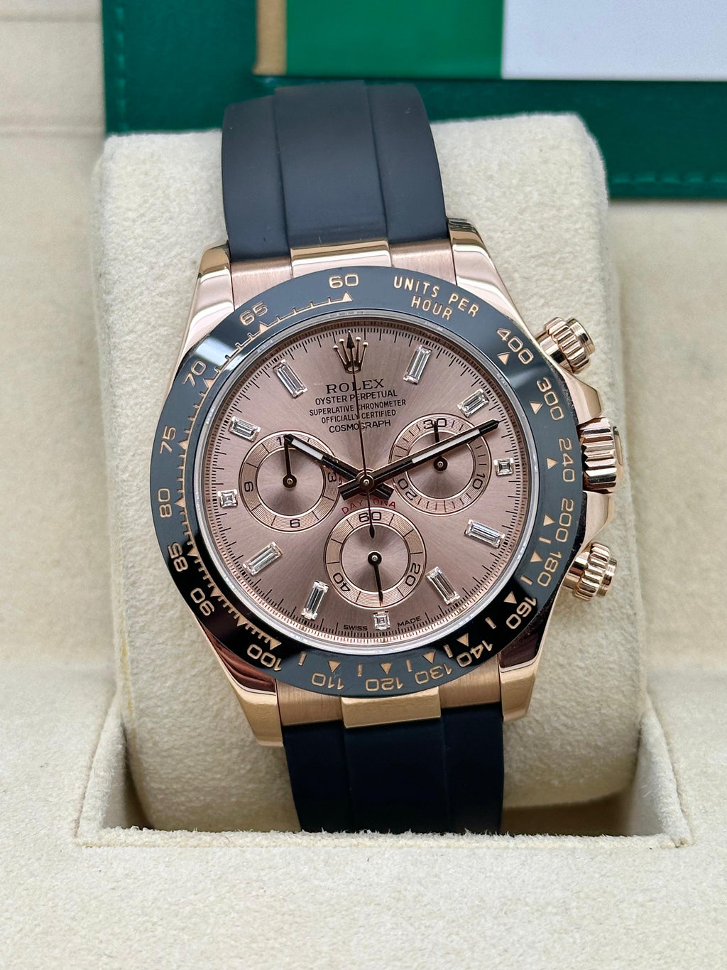 Rolex Daytona Everose Baguette