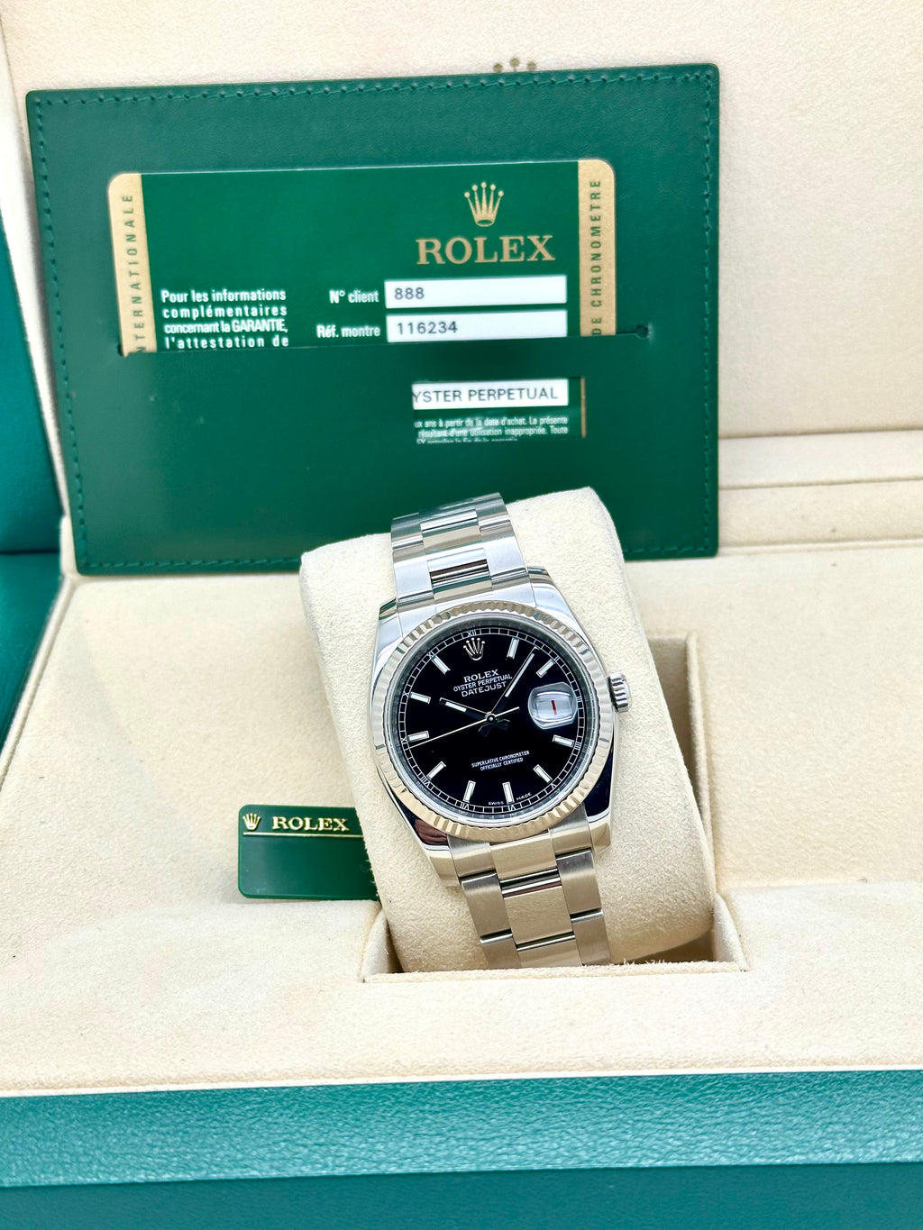 Rolex Datejust 36 acciaio Dial nero