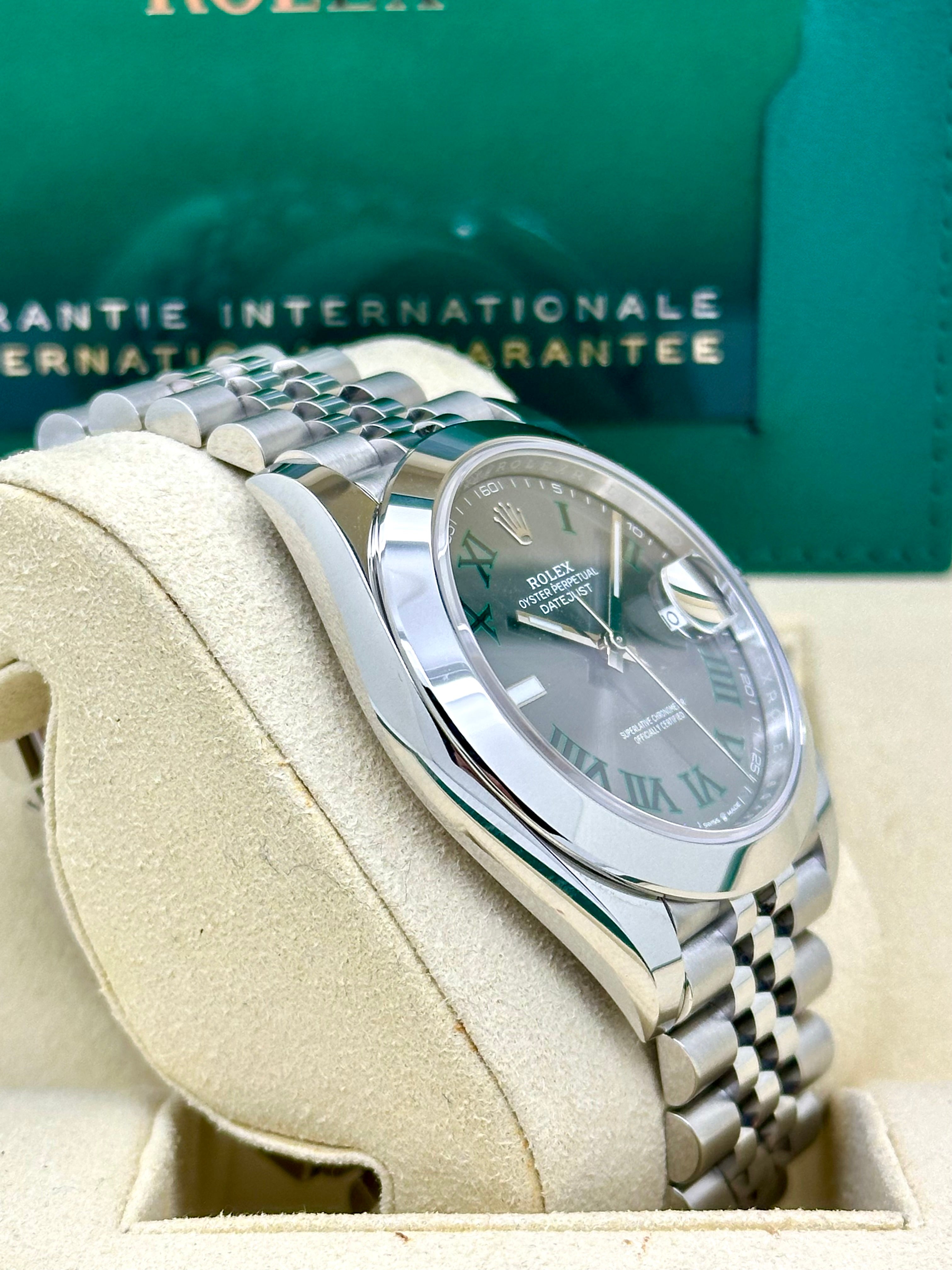 Rolex Datejust 41 Wimbledon 126300 Full Set