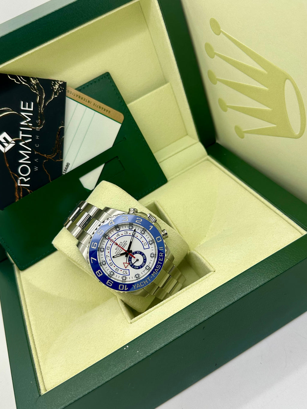 Rolex YachtMaster II acciaio