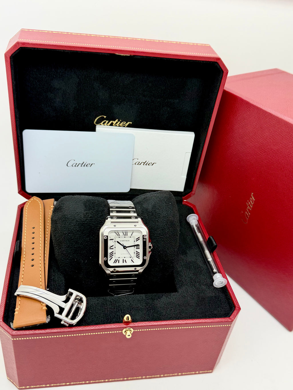 Cartier Santos Medio Full Set Nuovo 2025