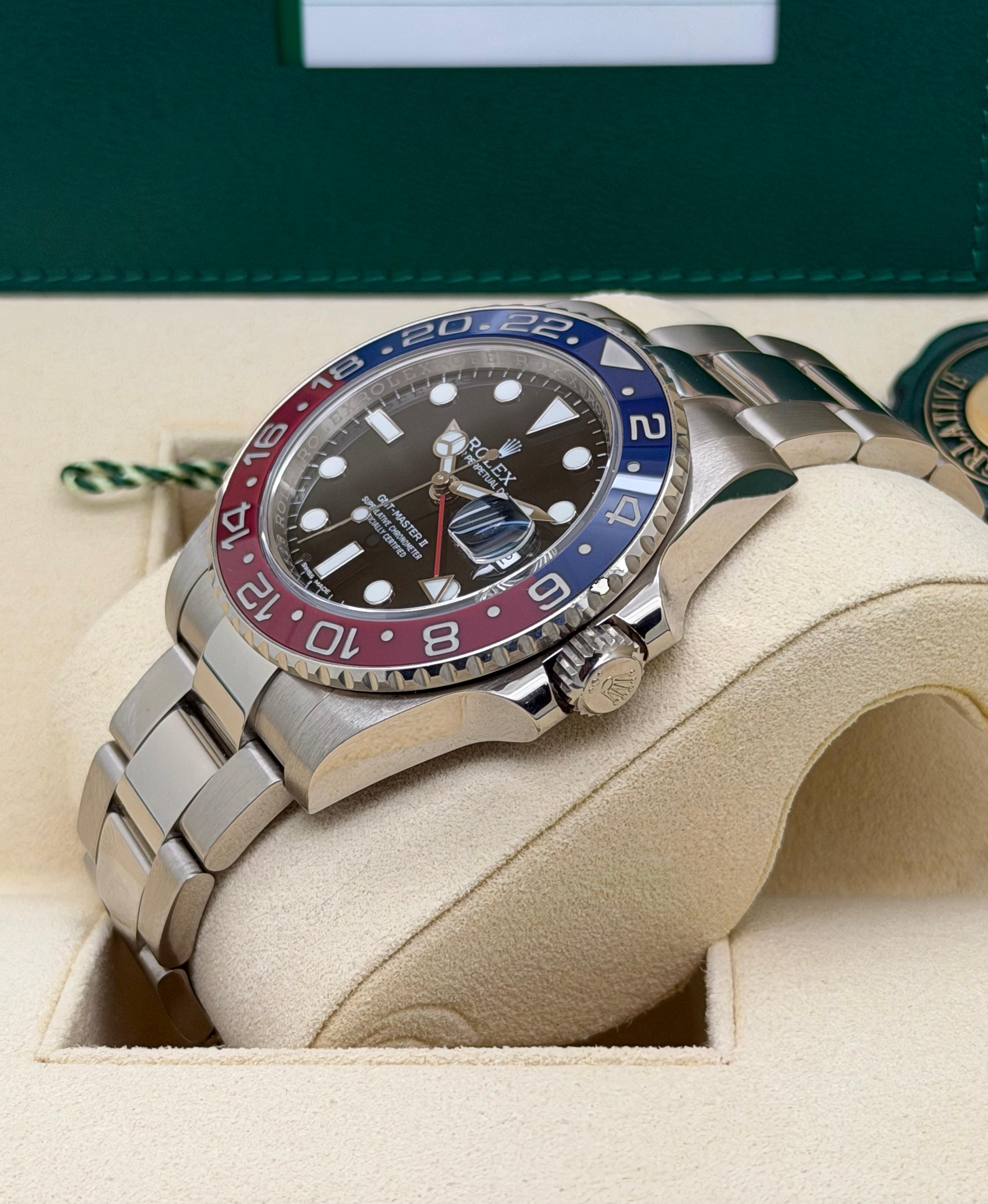 Rolex GMT Master II Pepsi  116719BLRO Oro Bianco Full Set