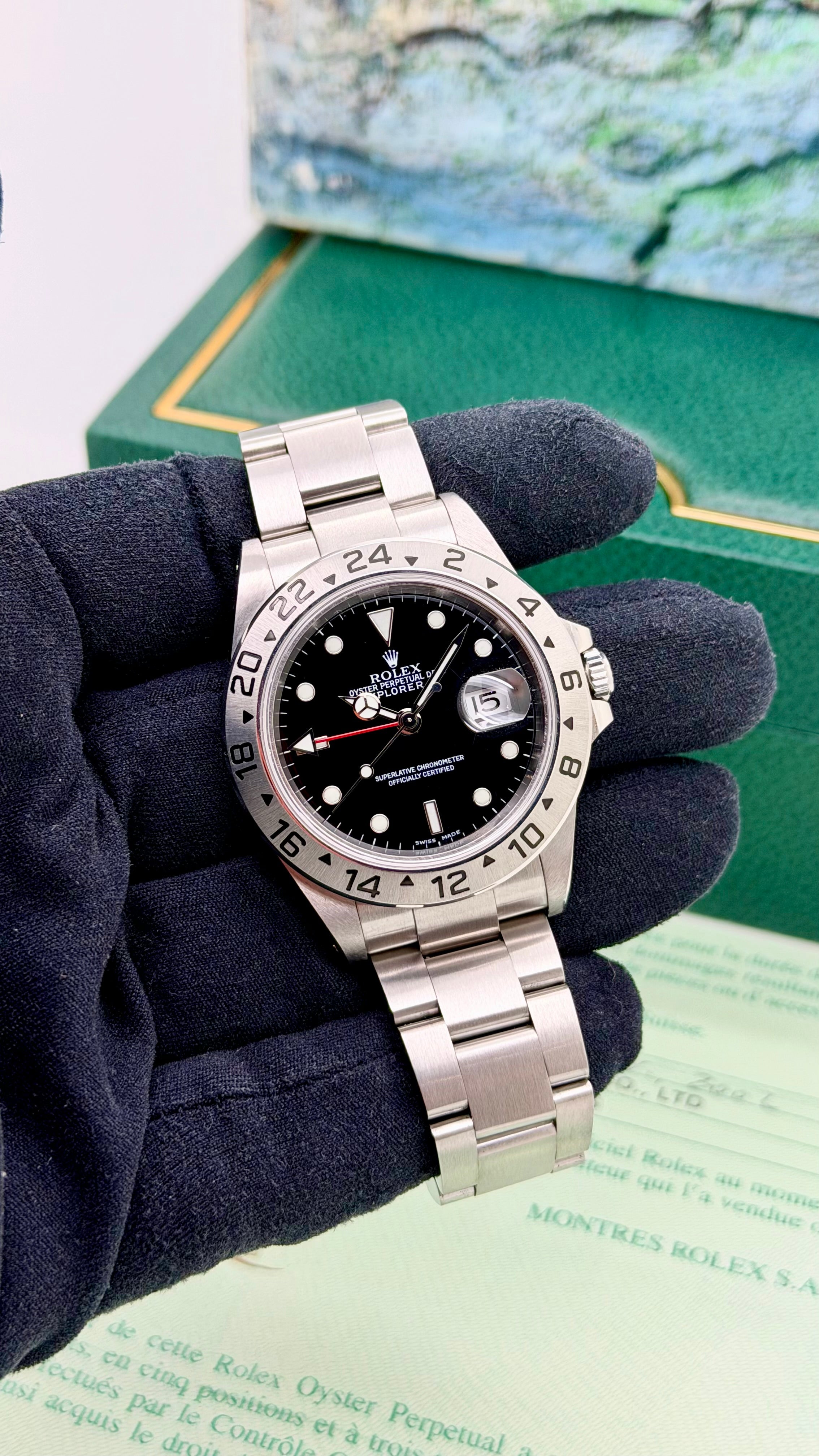 Rolex Explorer II 16570 Full Set