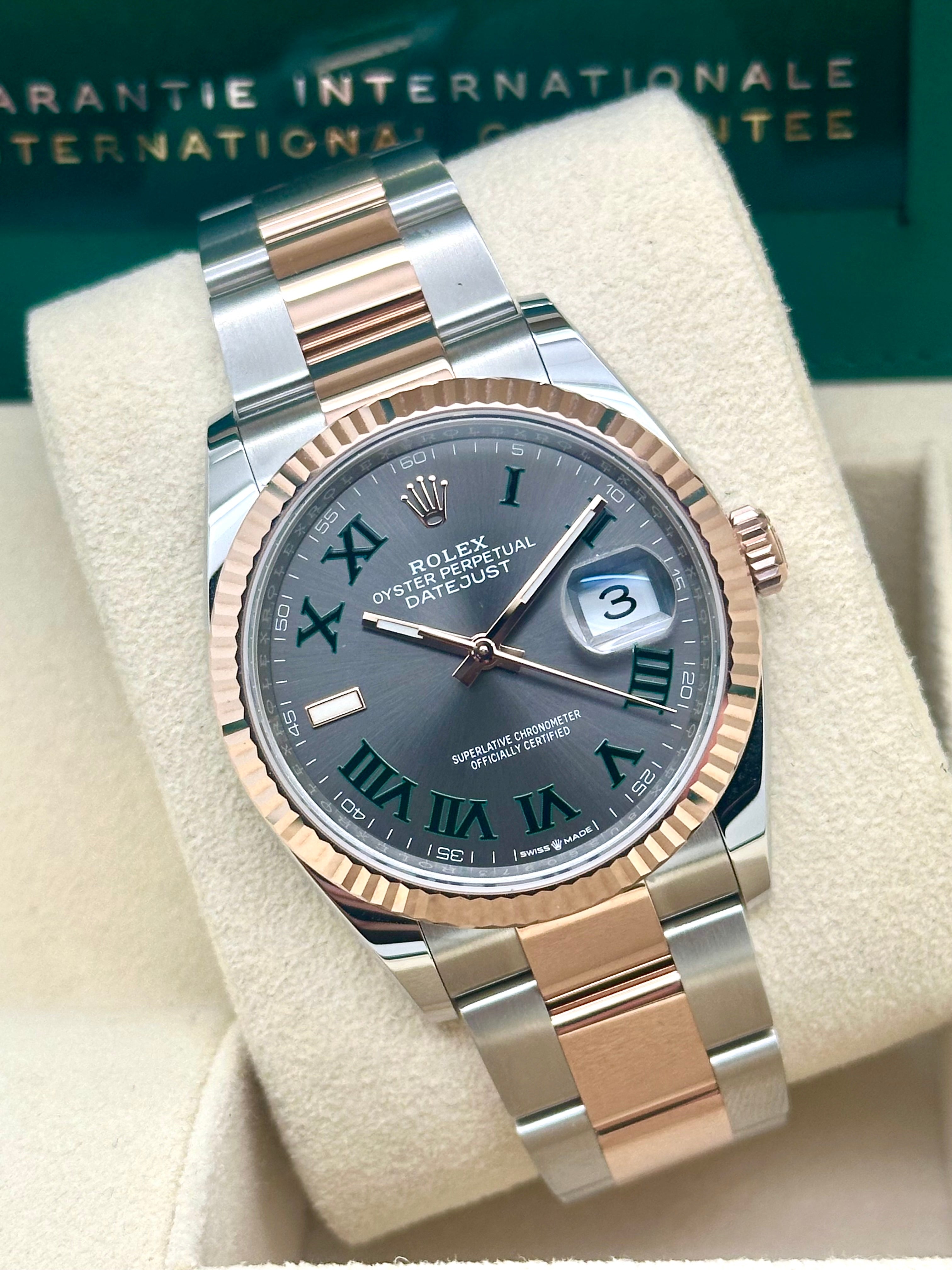 Rolex Datejust 36 126231 Wimbledon Full Set