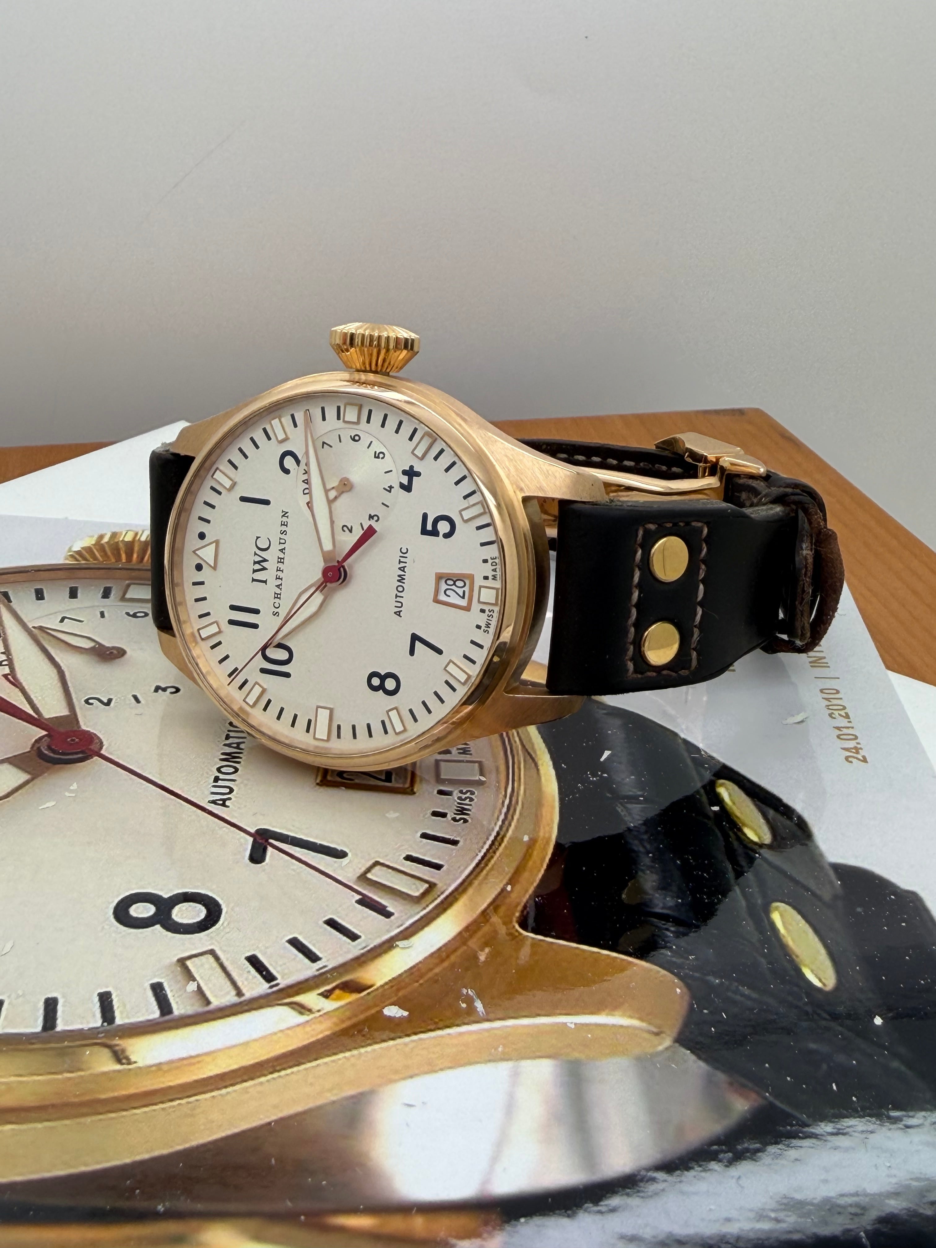 IWC Big Pilot Rose Gold 7 Days IW5002 Maicon Douglas Limited