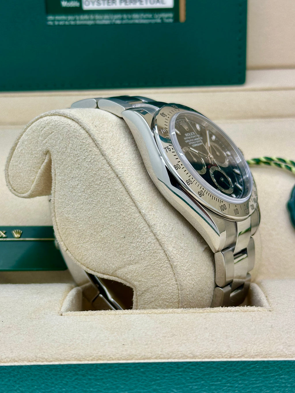 Rolex Daytona acciaio Dial nero Chromalight