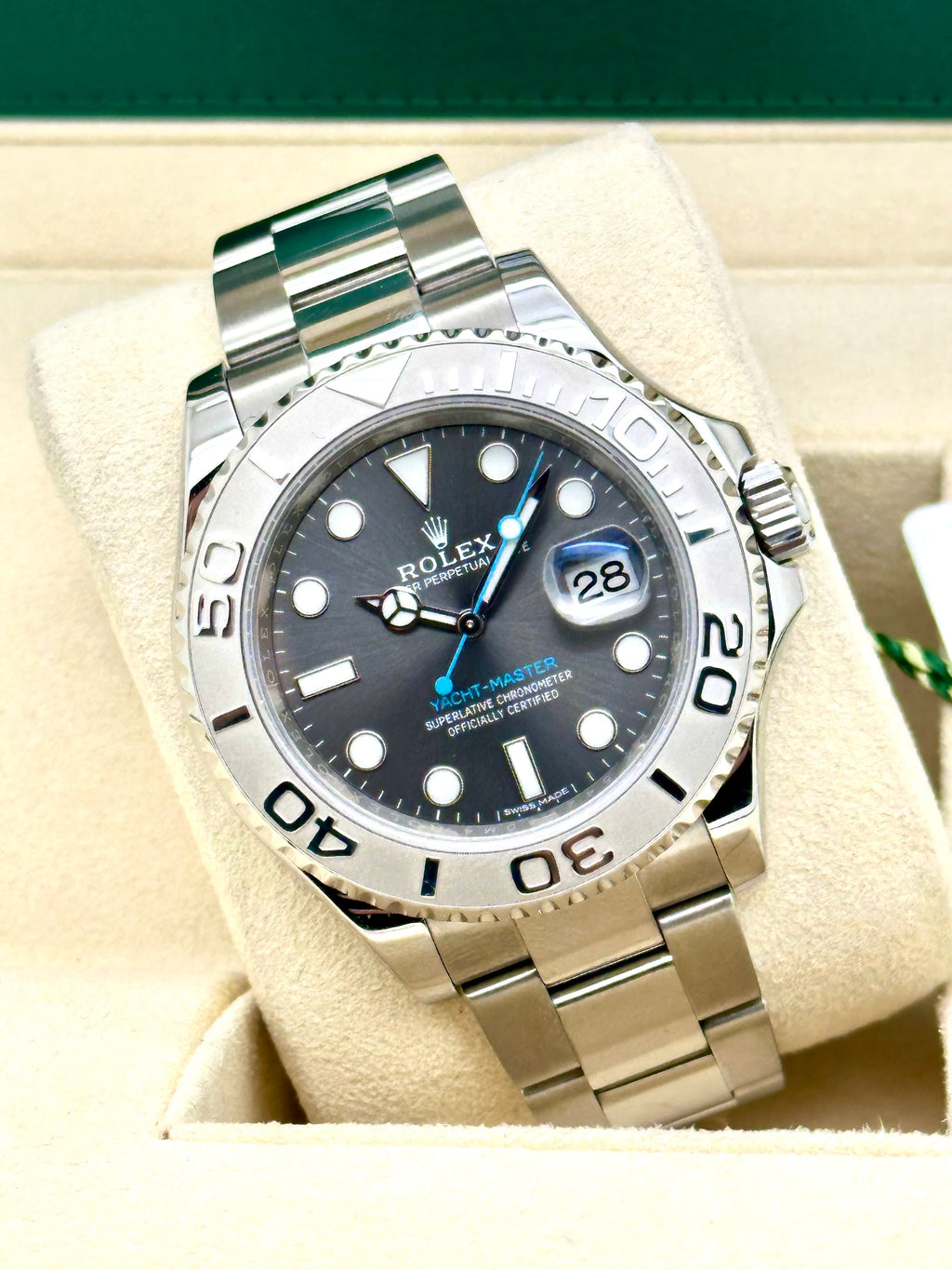 Rolex YachtMaster Rhodium