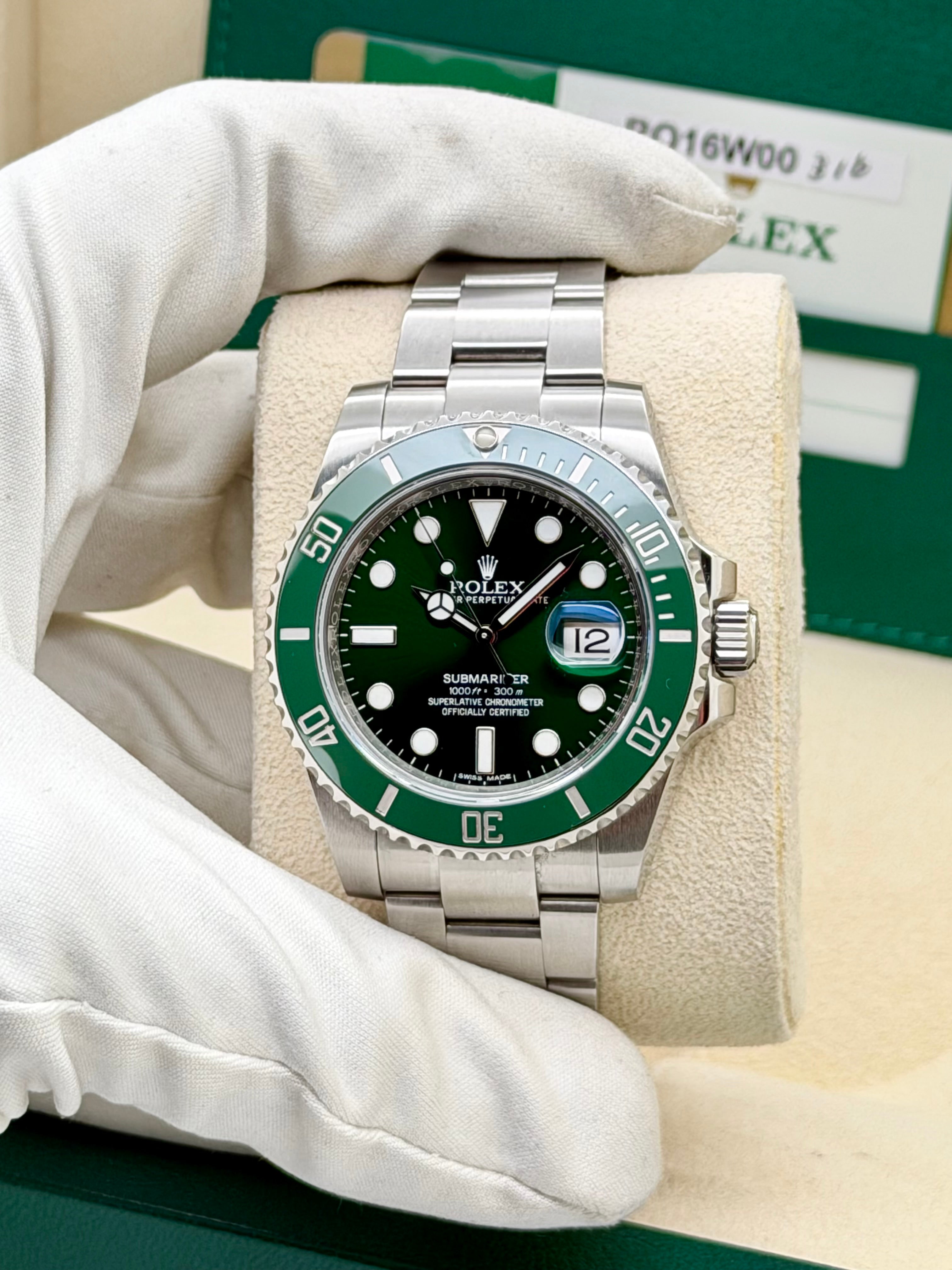 Rolex Submariner Date Hulk 116610LV Full Set