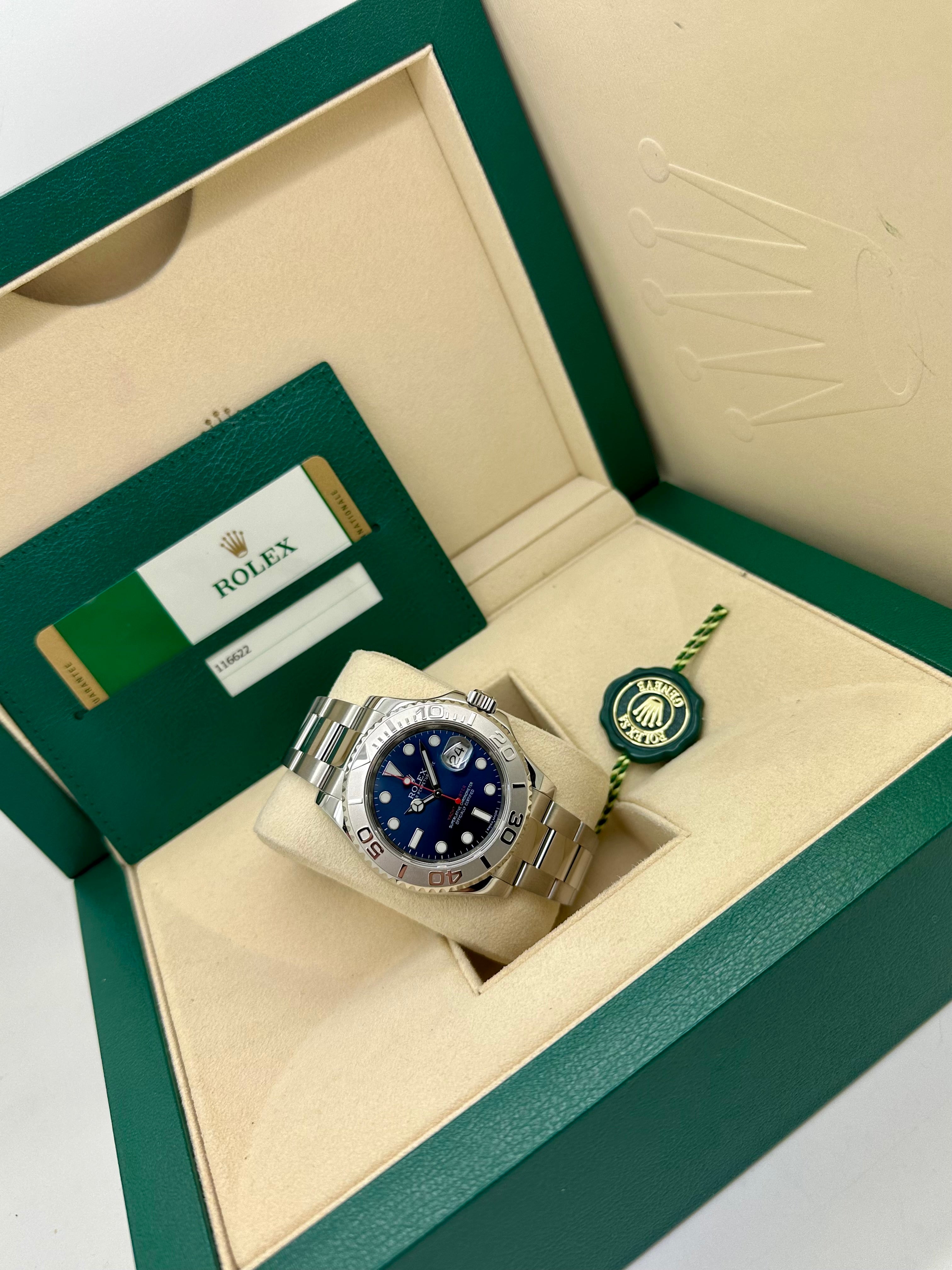 Rolex YachtMaster Blu Dial