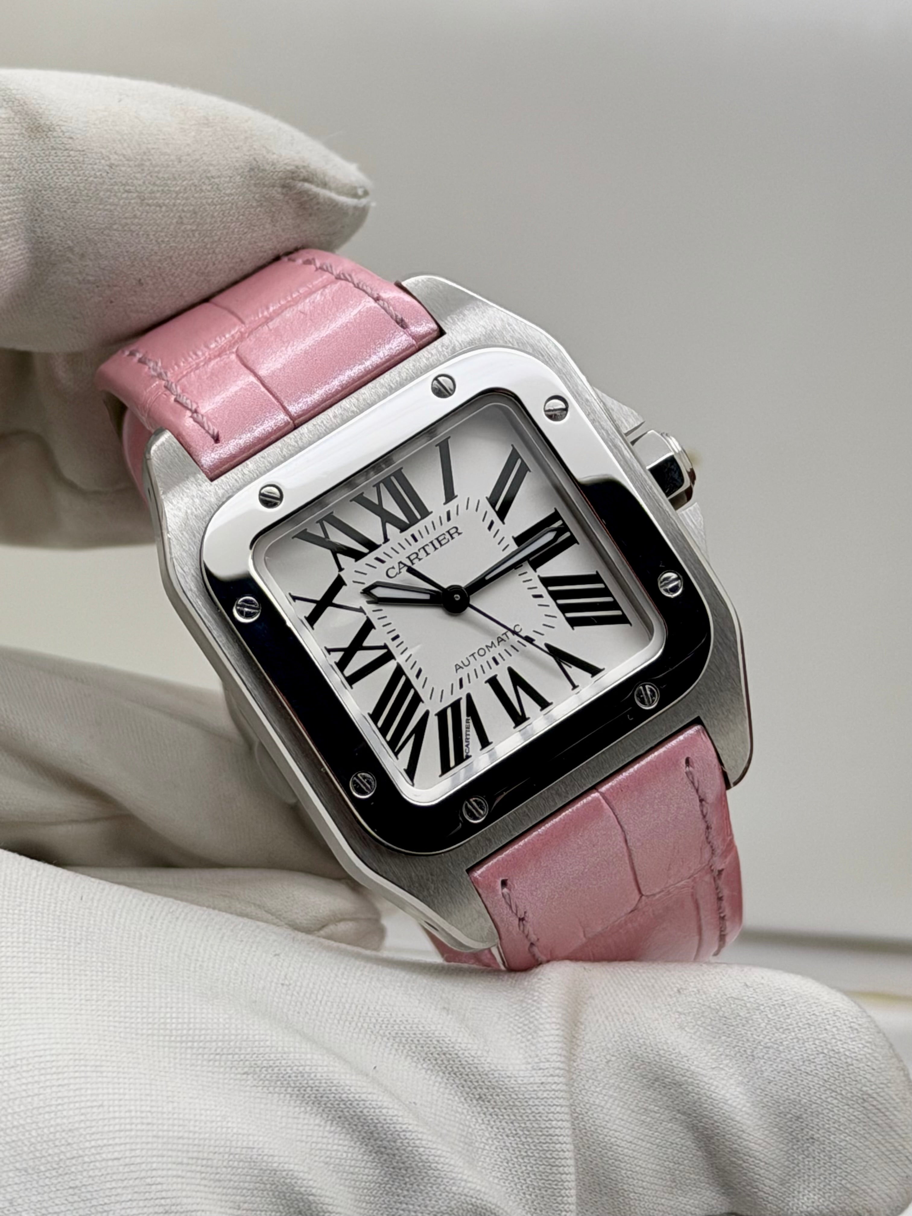 Cartier Santos 100 Medio Full Set ref 2878
