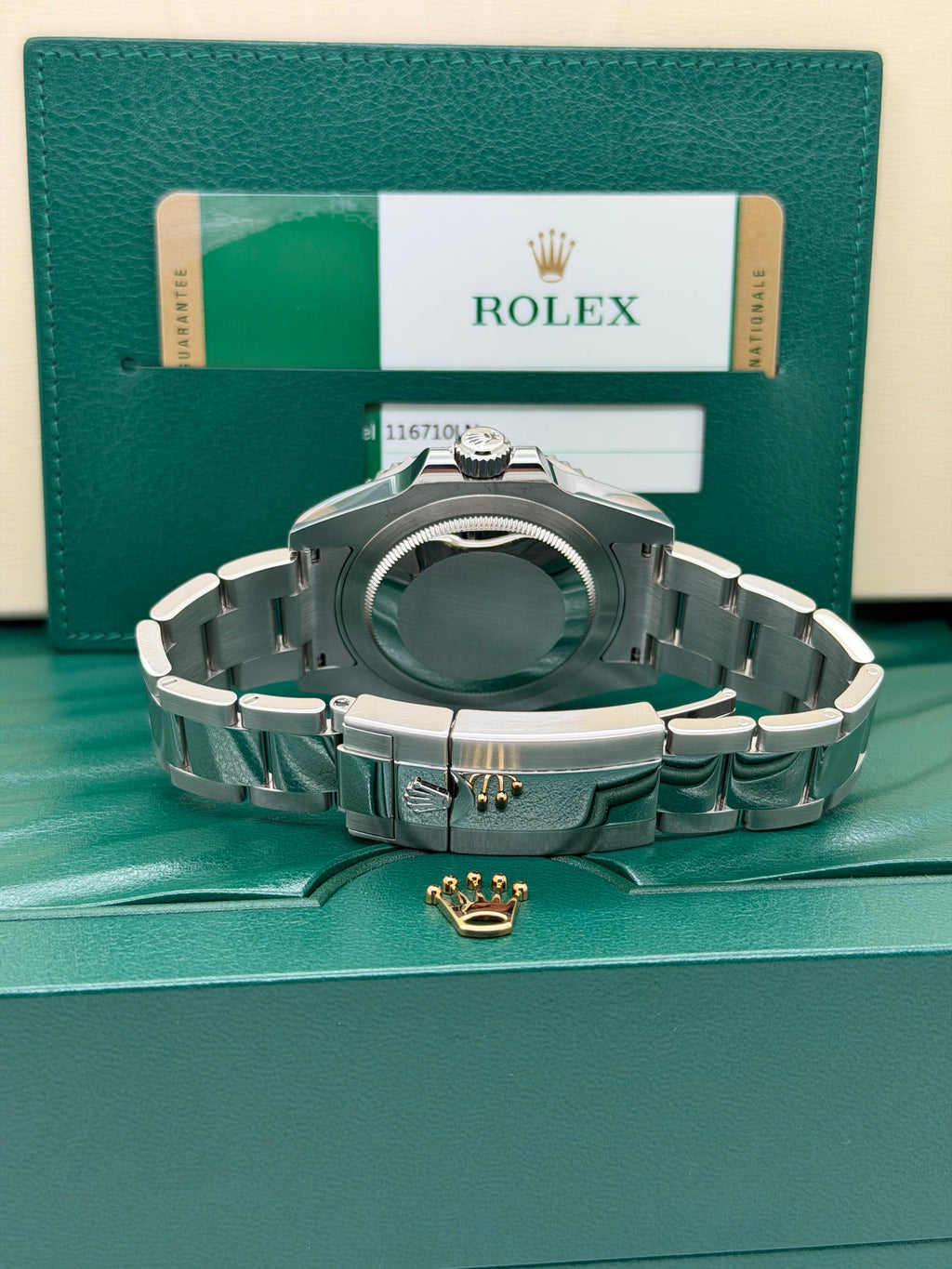 Rolex GMT Master II 116710LN Chromalight Full Set