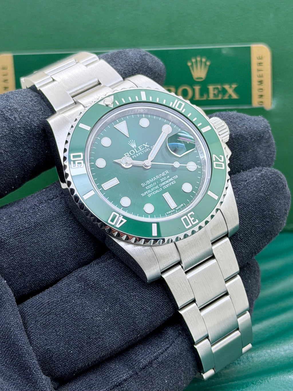 Rolex Submariner Date Hulk 116610LV Full Set
