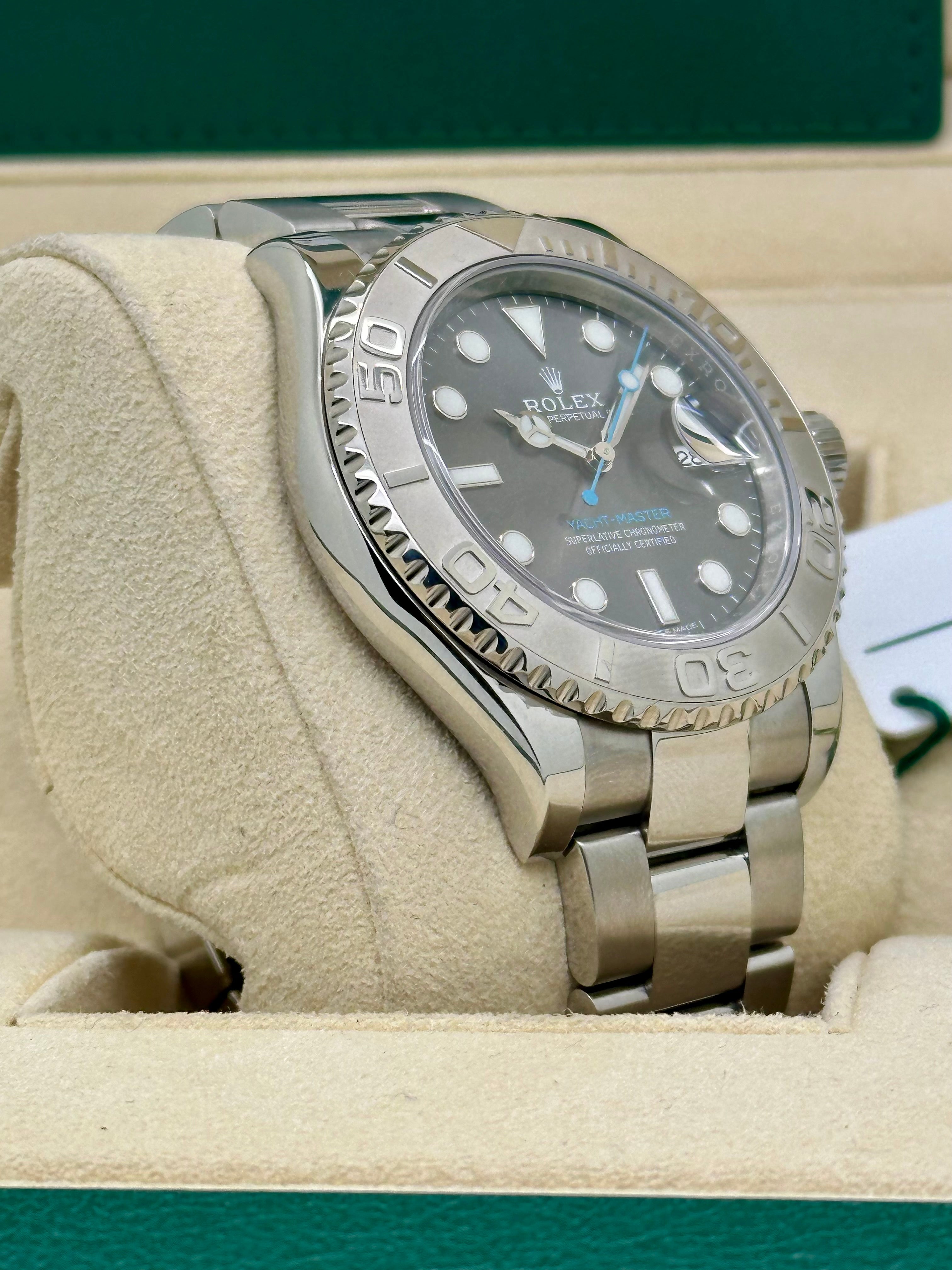 Rolex YachtMaster Rhodium