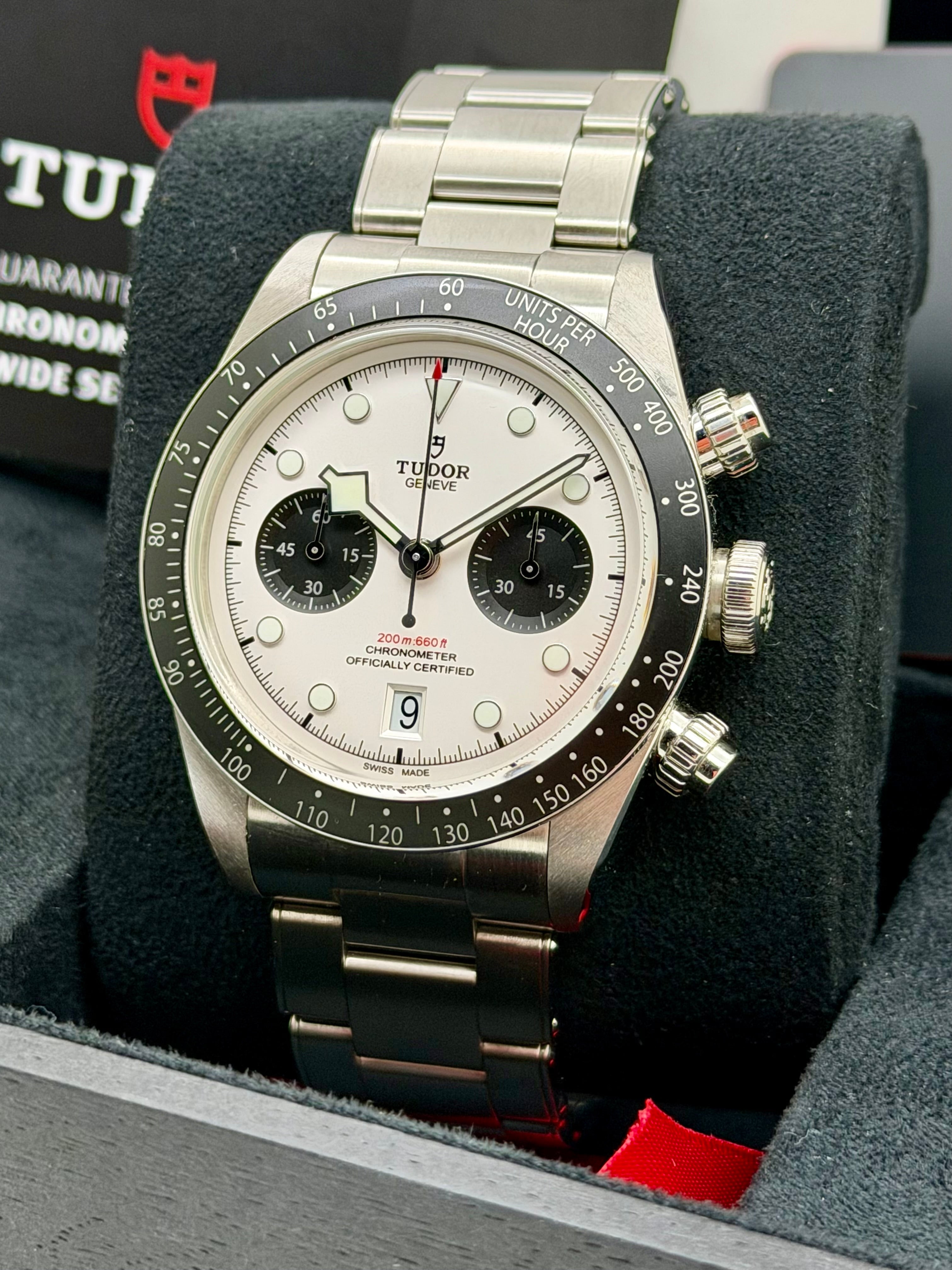 Tudor Black Bay Chrono Panda 79360N Full Set