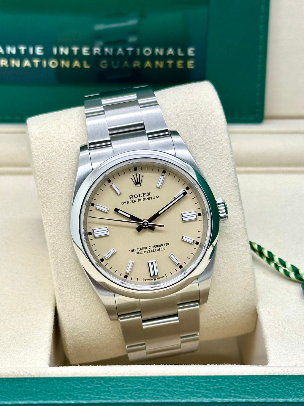 Rolex Oyster Perpetual Beige Nuovo