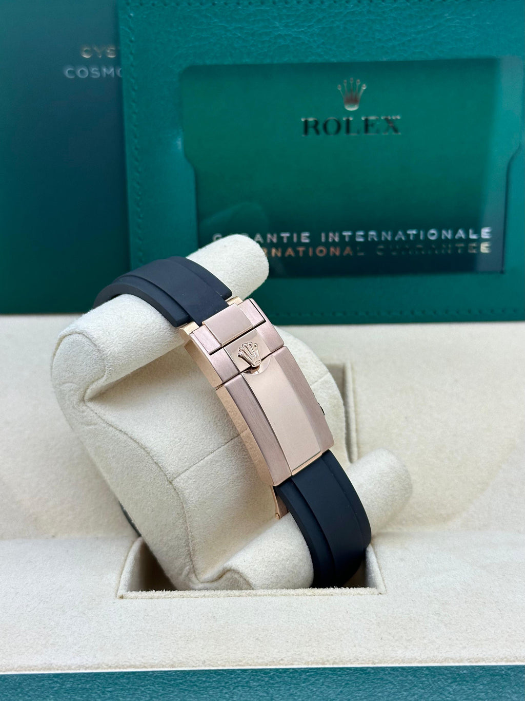 Rolex Daytona Everose Oysterflex Chocolate