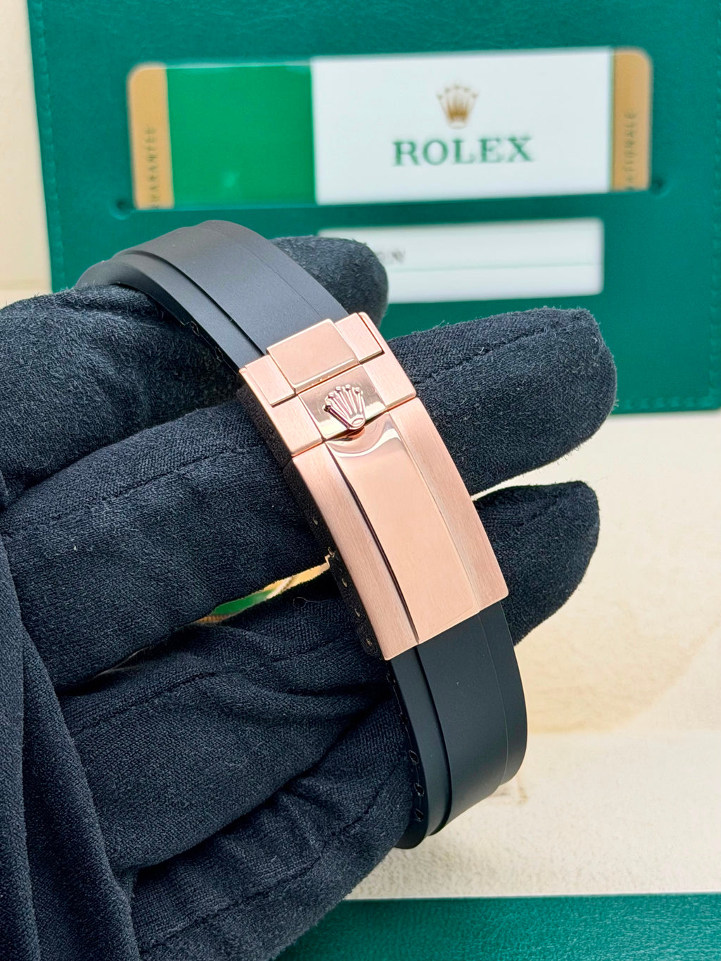 Rolex Daytona Everose Chocolate Oysterflex Ref. 116515LN Full Set