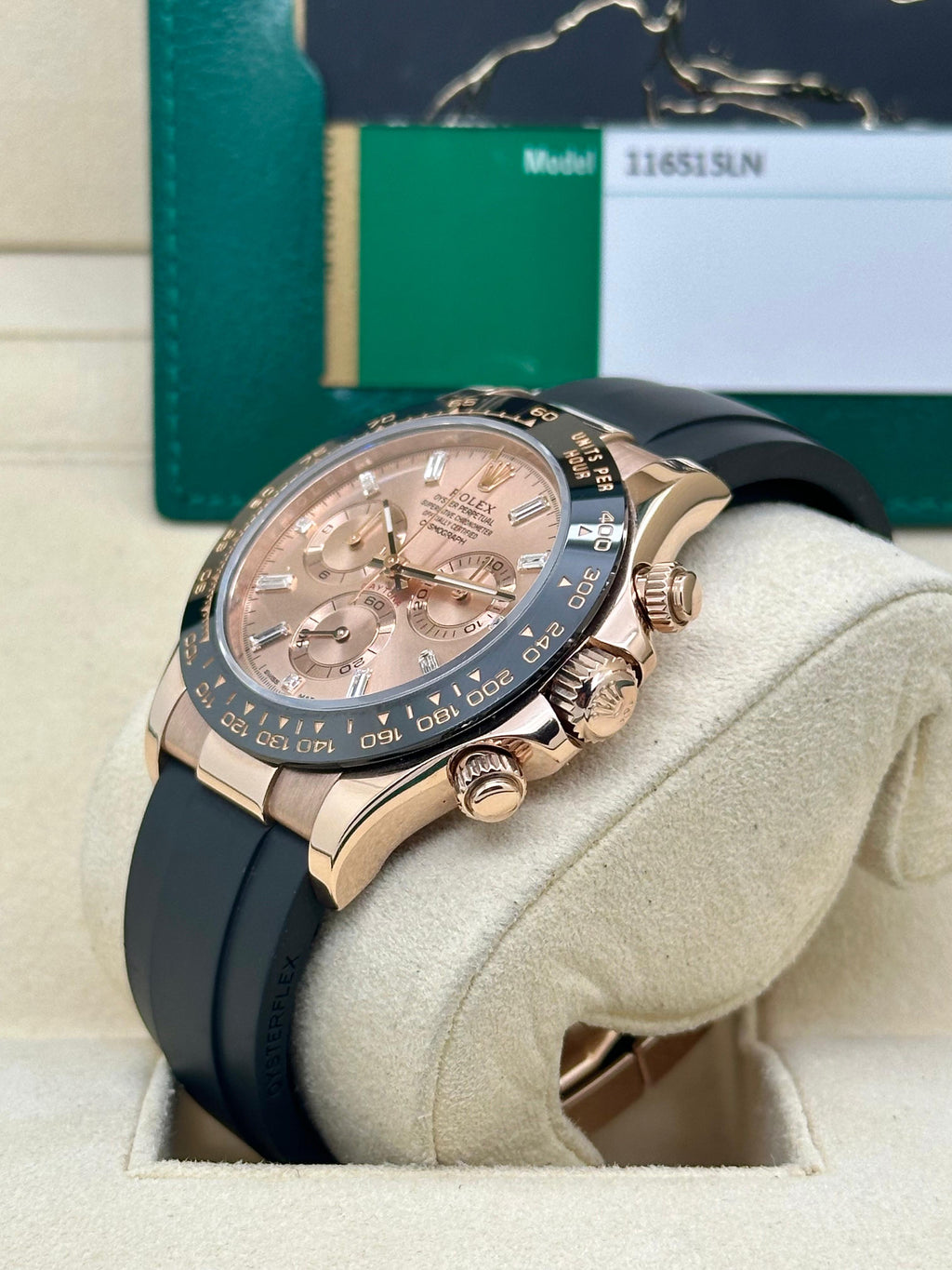 Rolex Daytona Everose Baguette