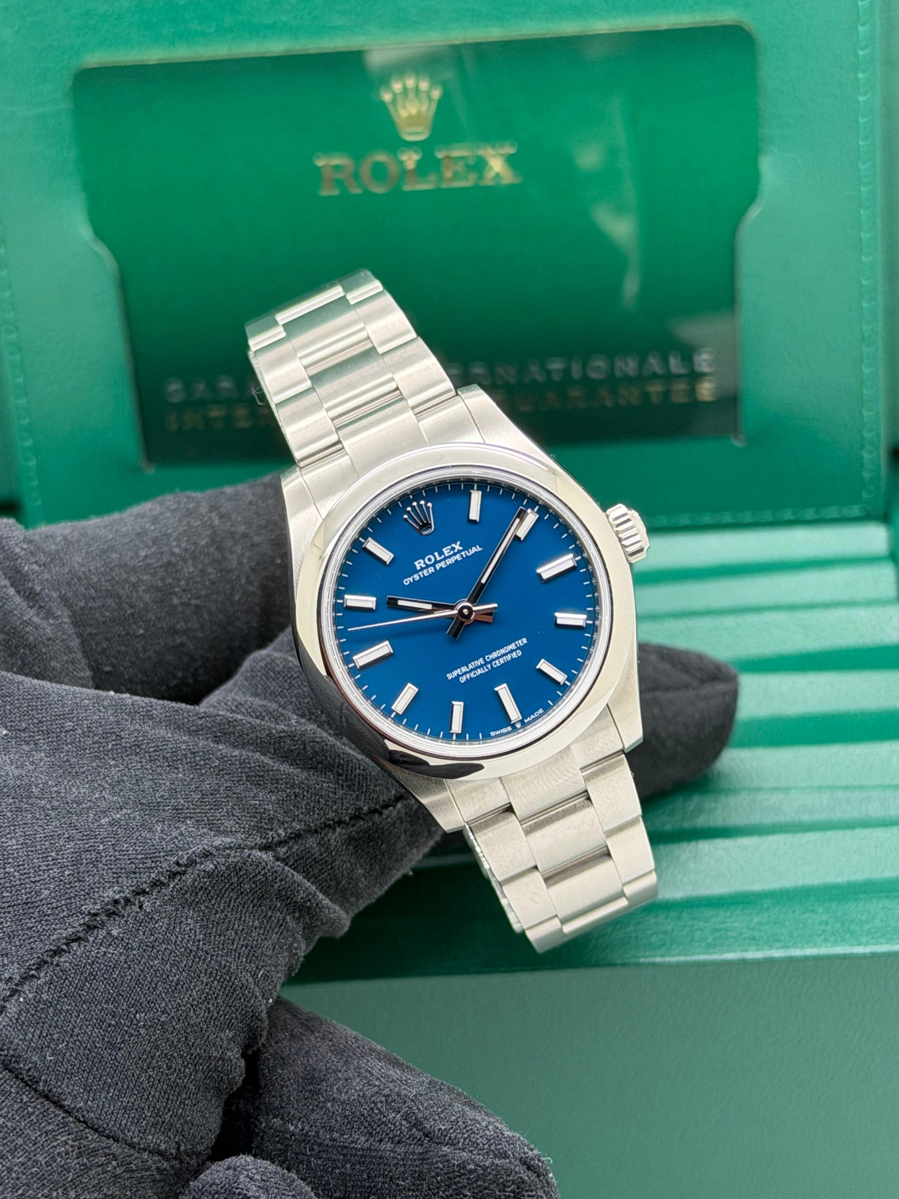 Rolex Oyster Perpetual 31 Blu 277200 Nuovo 2026