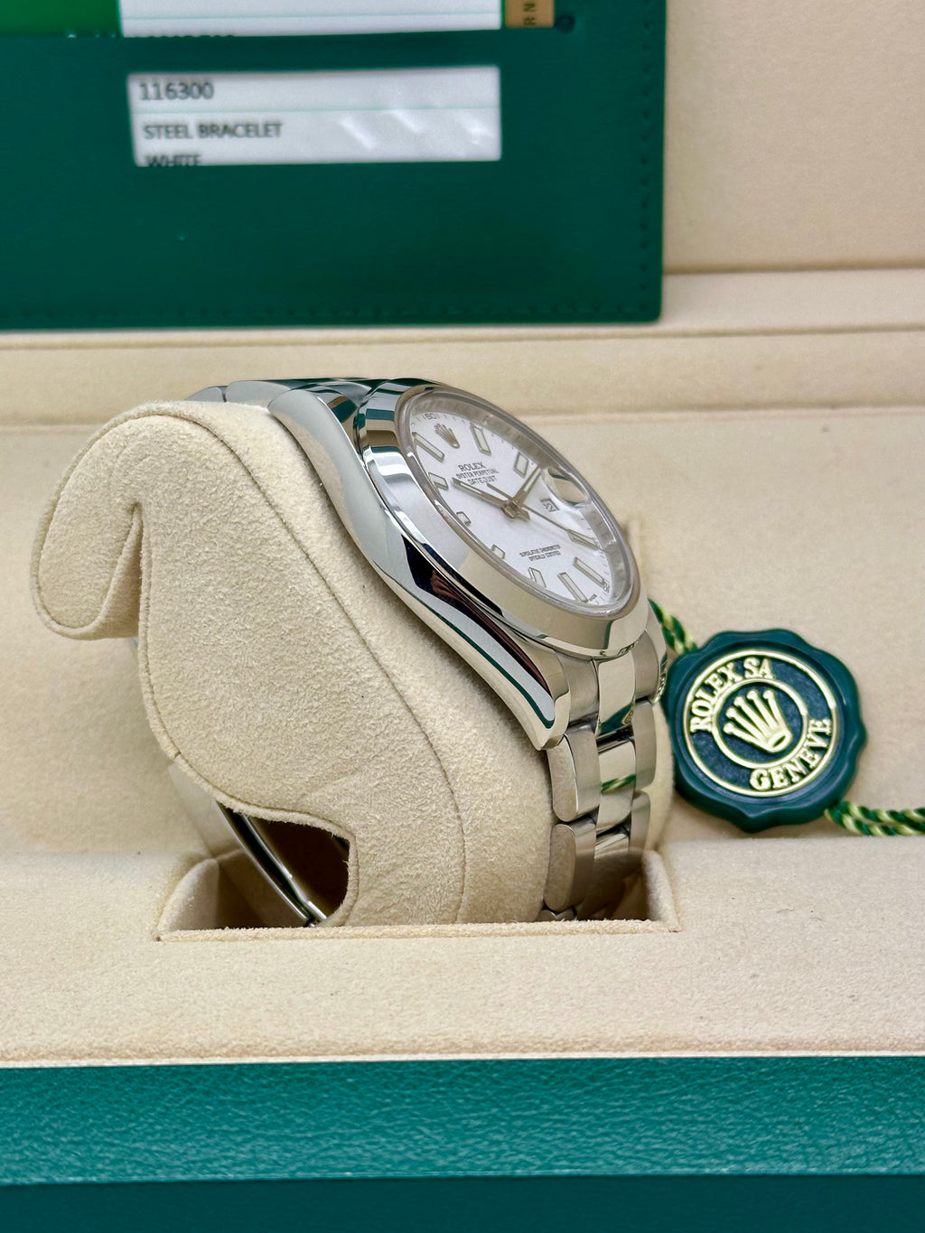 Rolex Datejust 41 dial Bianco