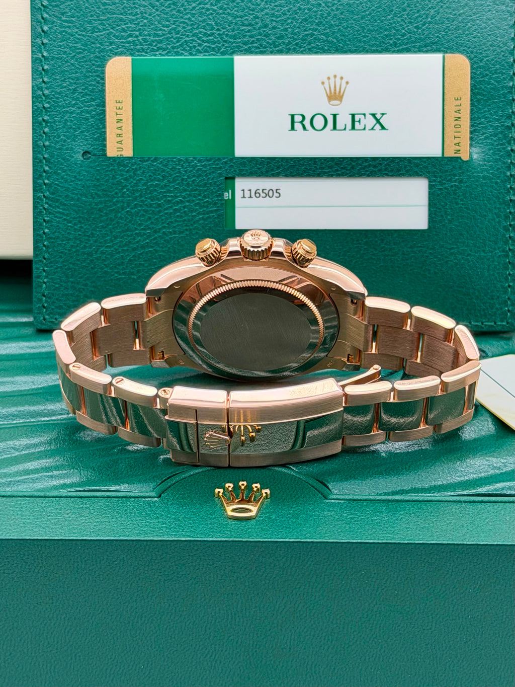 Rolex Daytona Everose 116505 Chocolate Dial Arabic