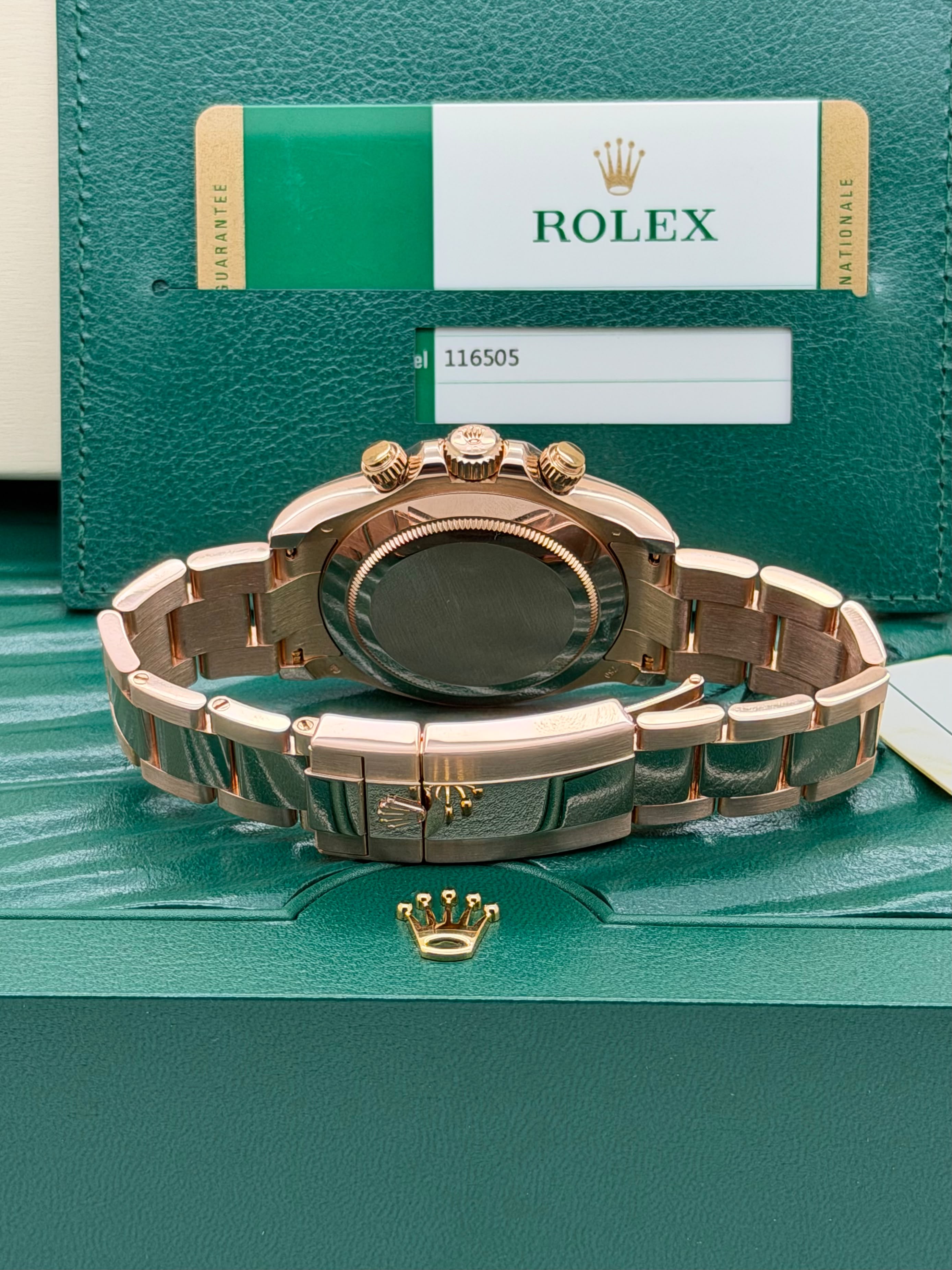 Rolex Daytona Everose 116505 Chocolate Dial Arabic