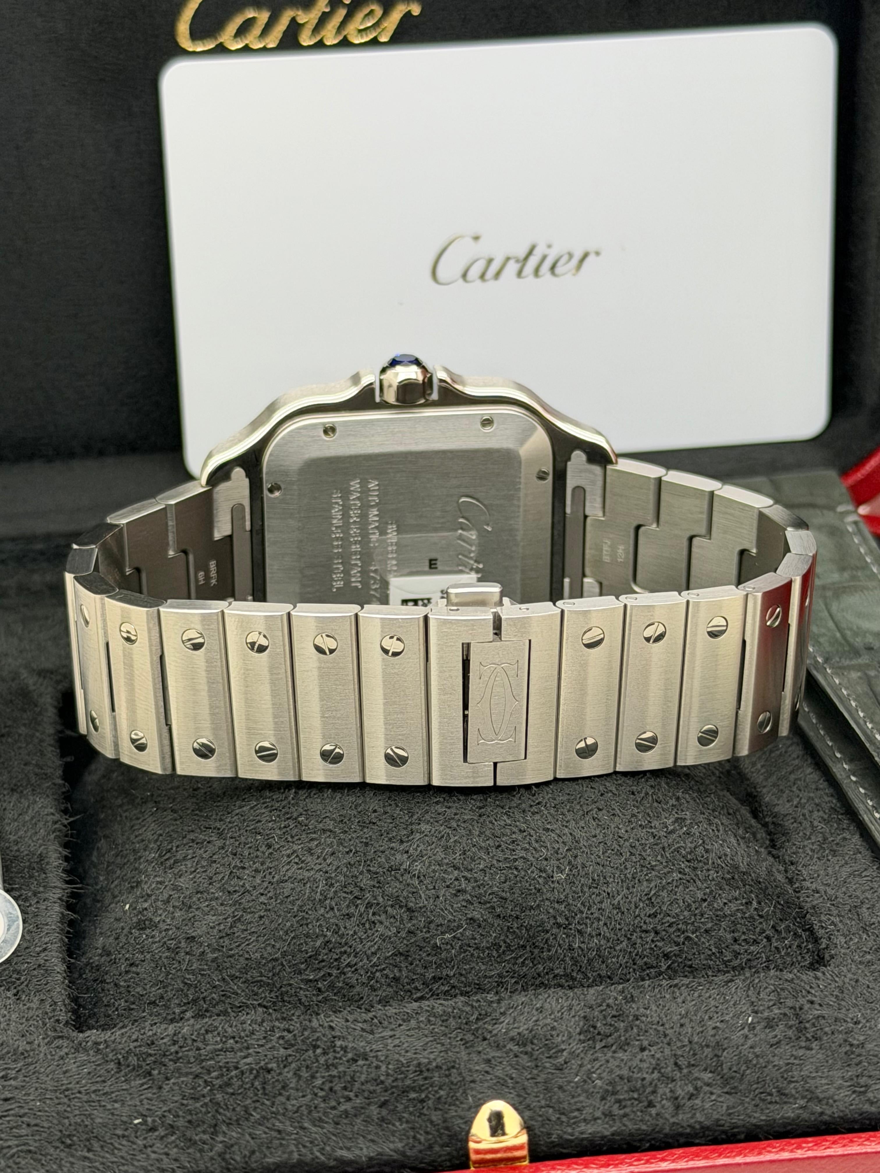 Cartier Santos Black Large Nuovo Full Set 2026 WSSA0096