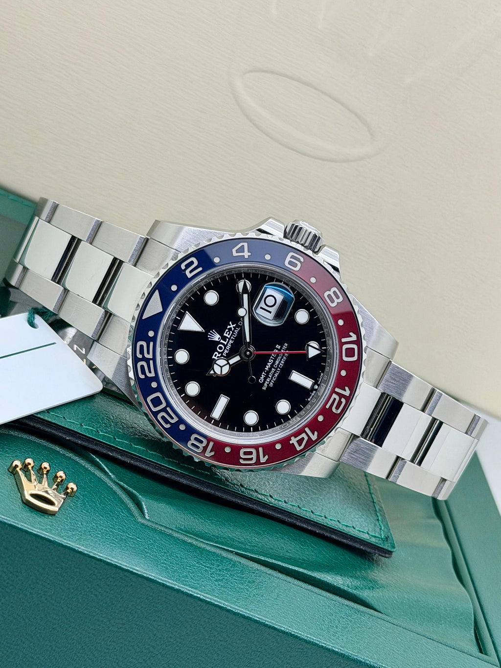 Rolex GMT Master II Pepsi Oyster 126710BLRO Full Set