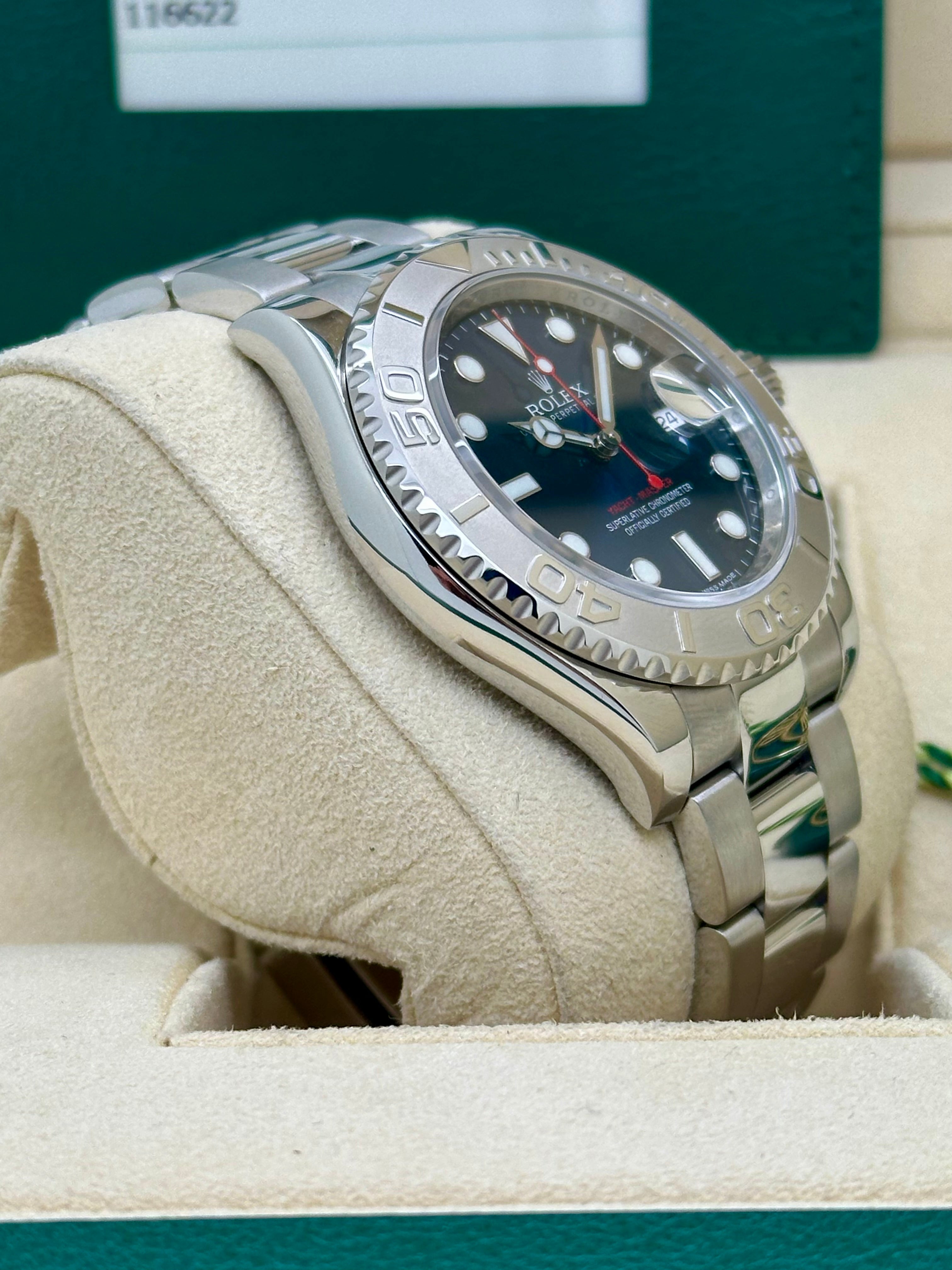 Rolex YachtMaster Blu Dial
