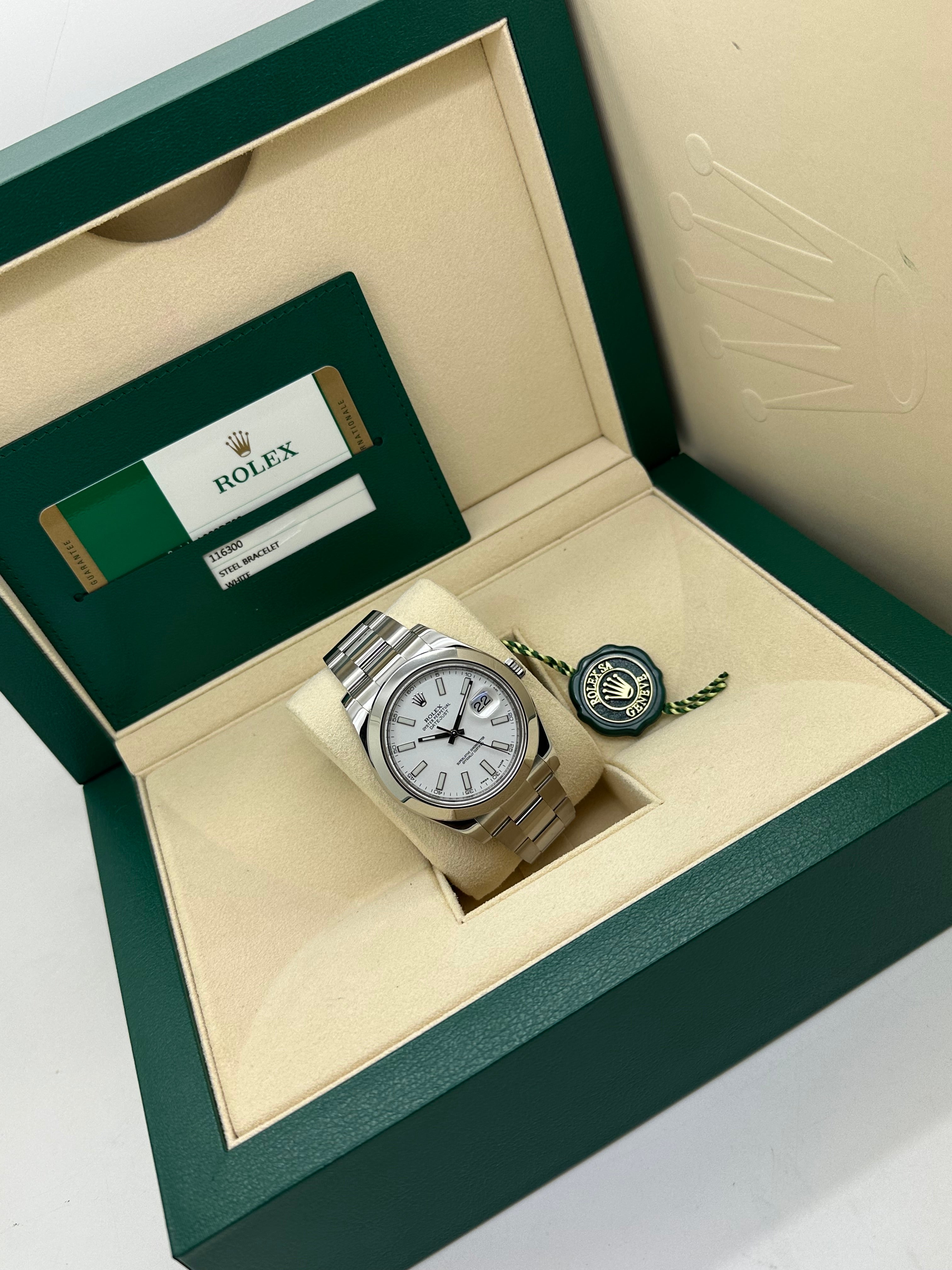 Rolex Datejust 41 dial Bianco