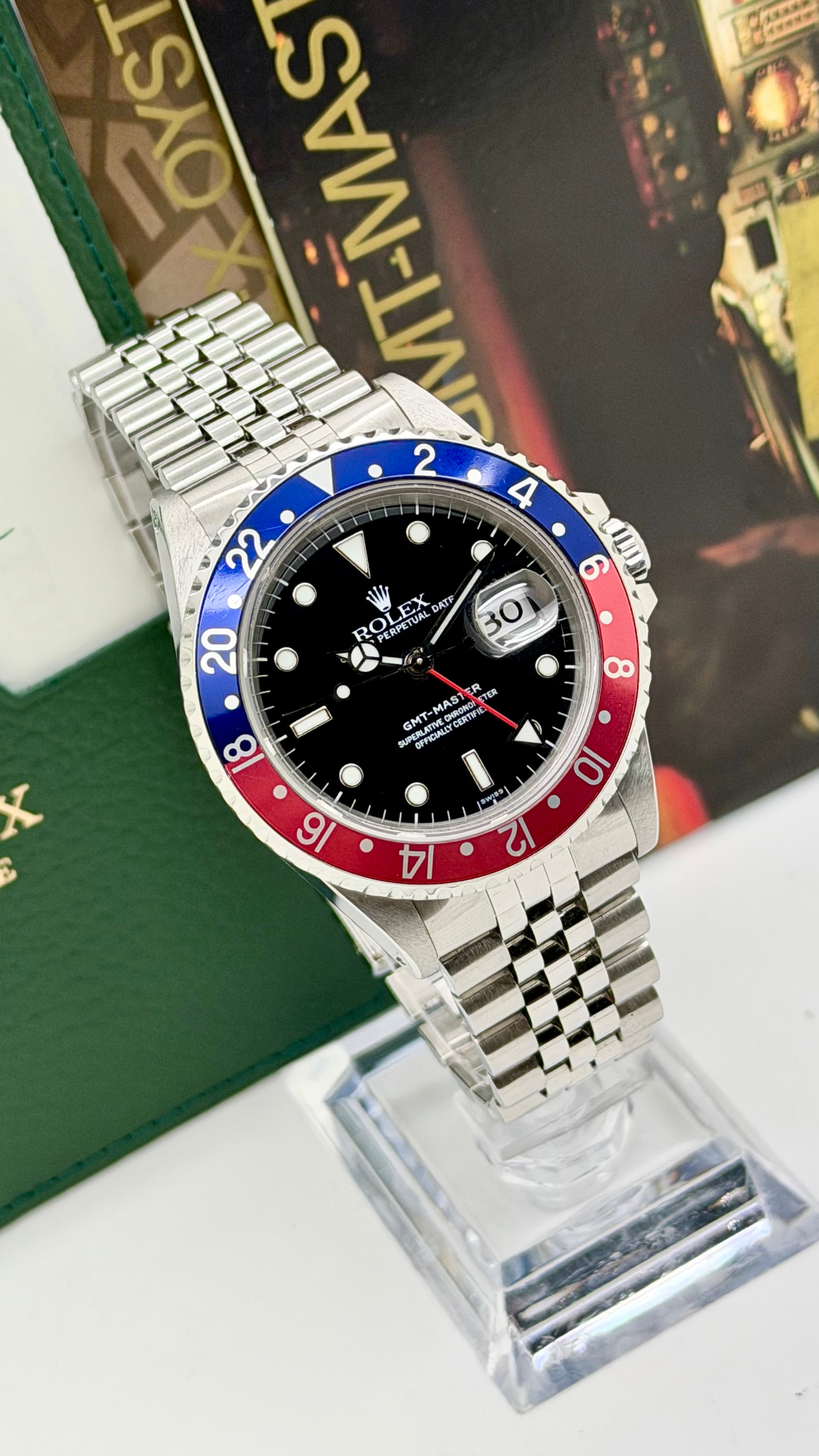 Rolex GMT Master II Pepsi 16700 Full Set “Only Swiss”