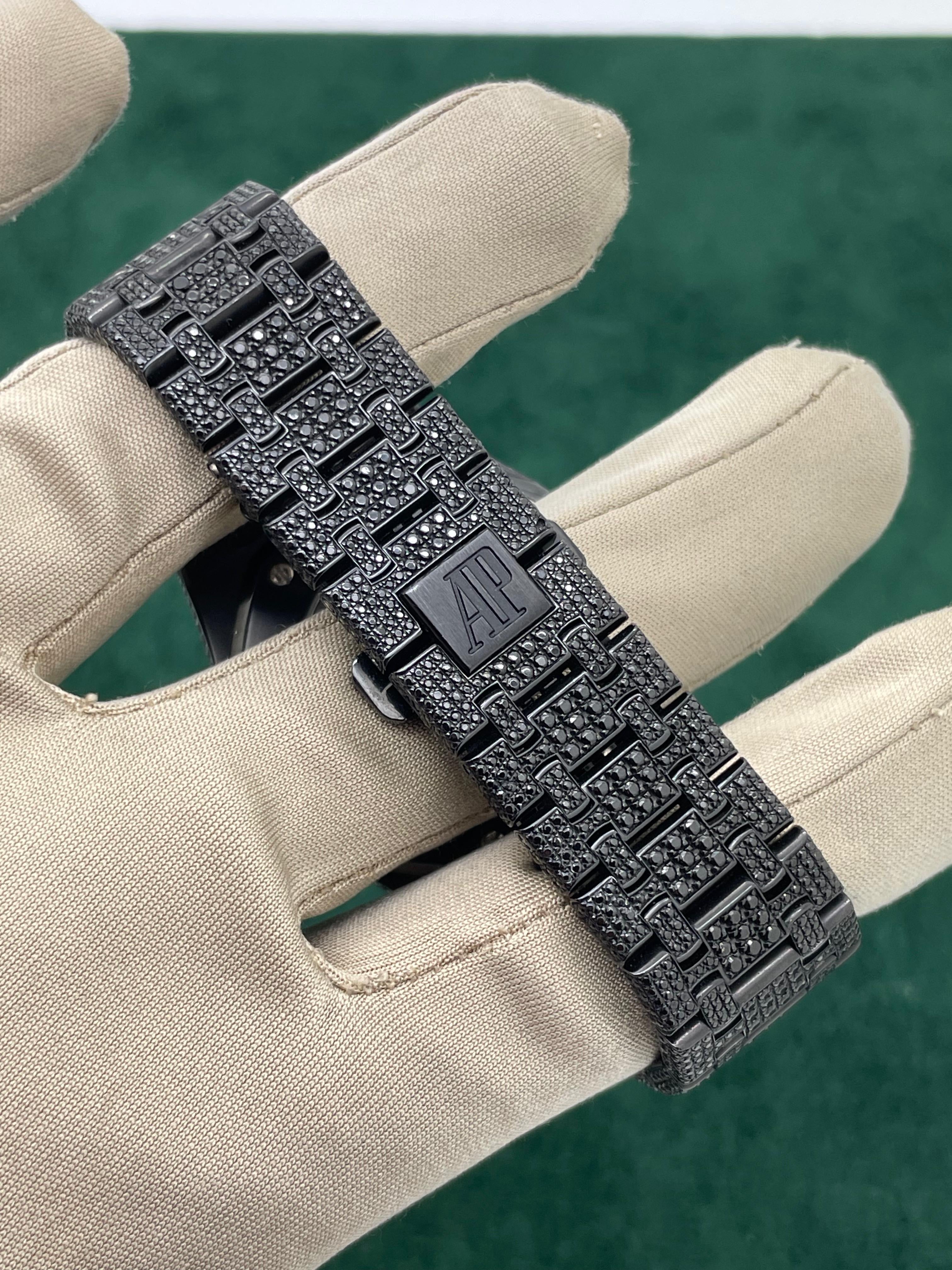 Audemars Piguet Royal Oak 15300 Custom Diamanti Neri