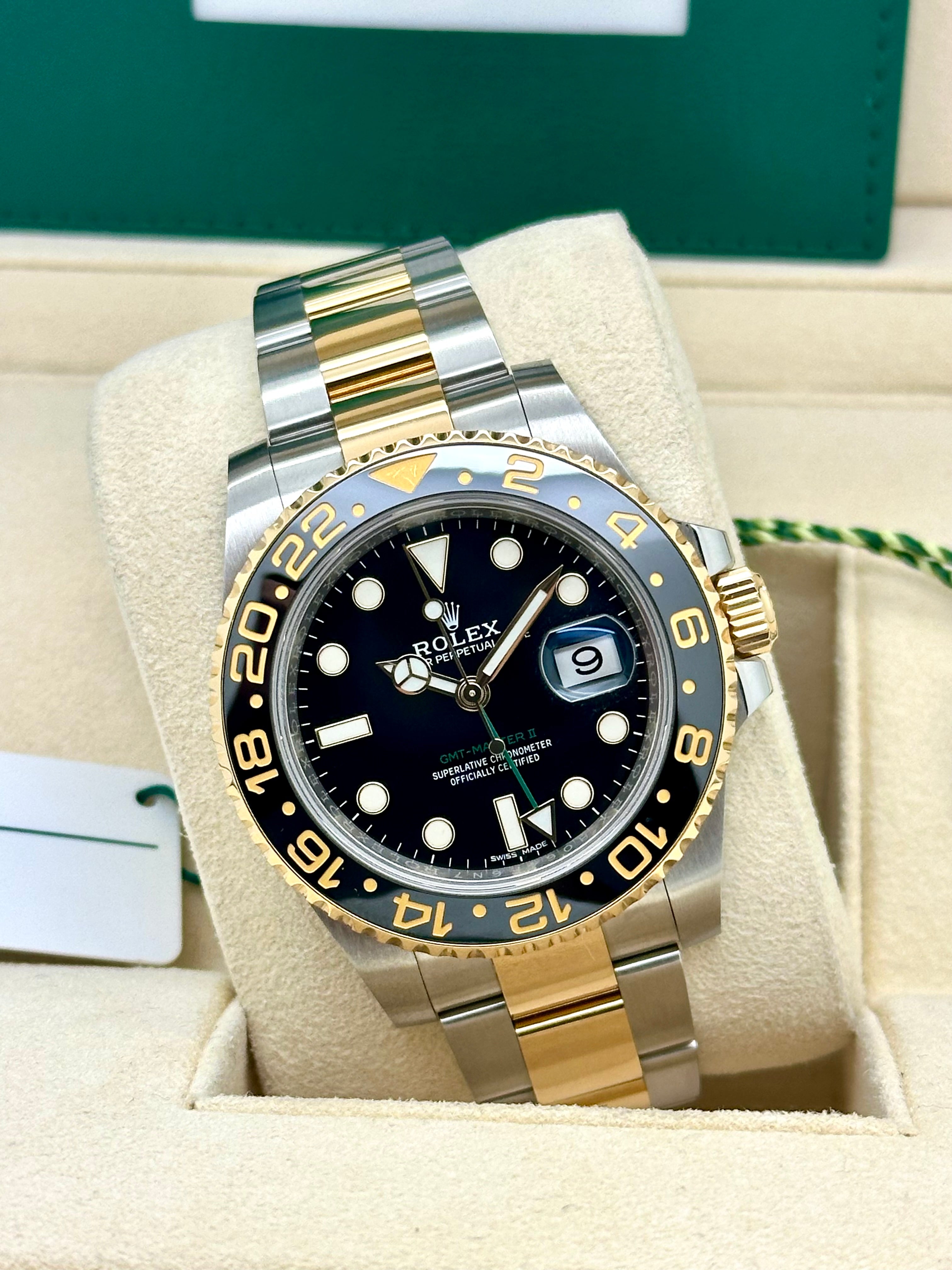 Rolex GMT Master II ceramica acciaio oro