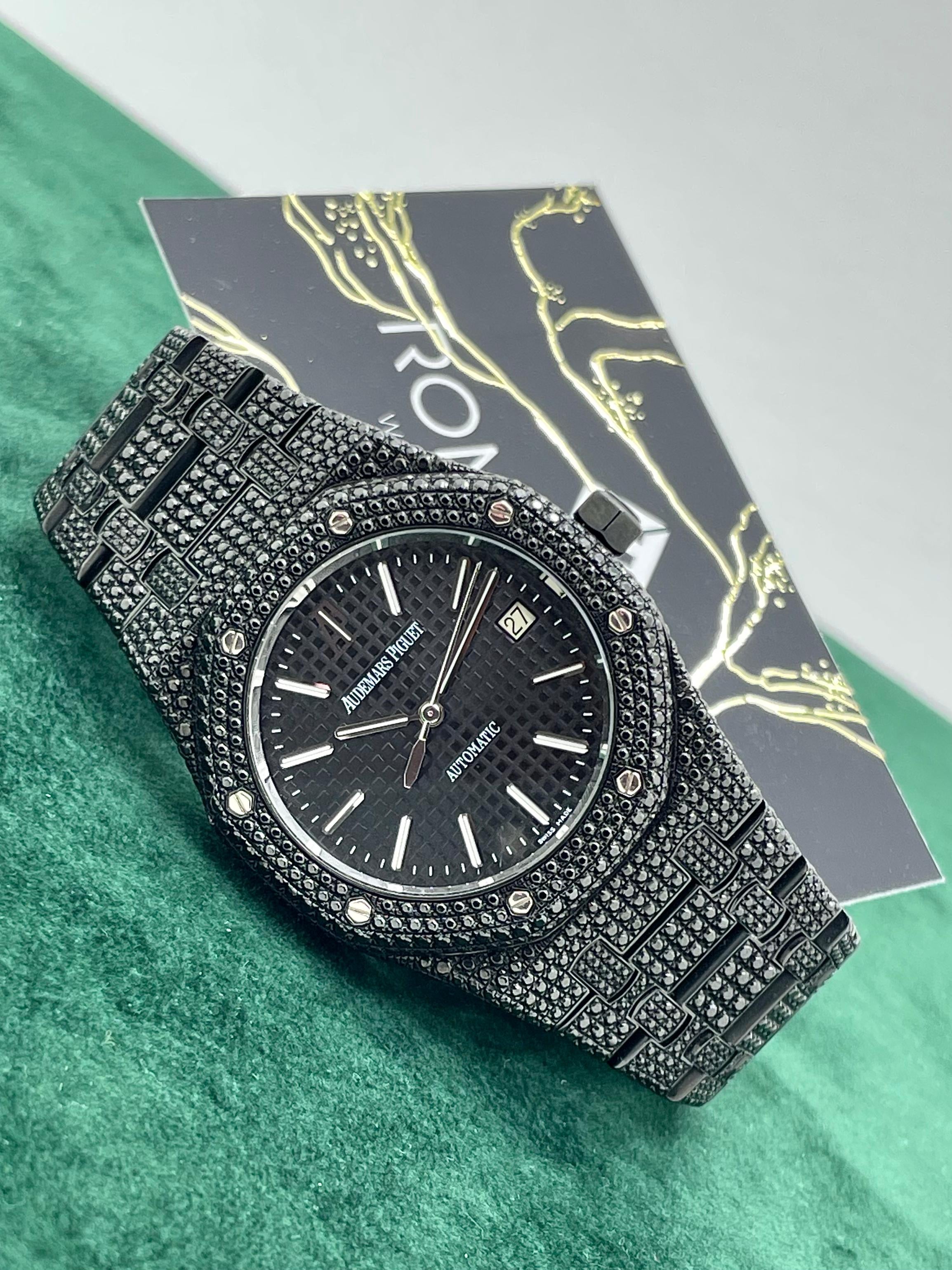 Audemars Piguet Royal Oak 15300 Custom Diamanti Neri