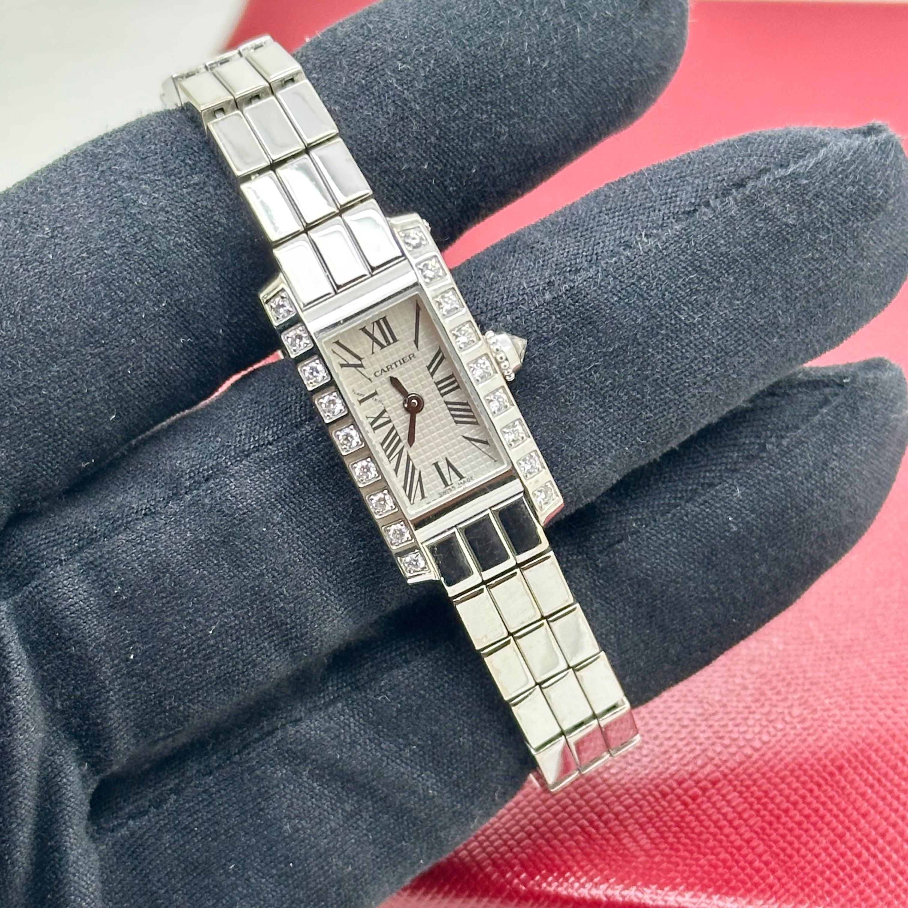 Cartier Tank 2544 Full Gold White